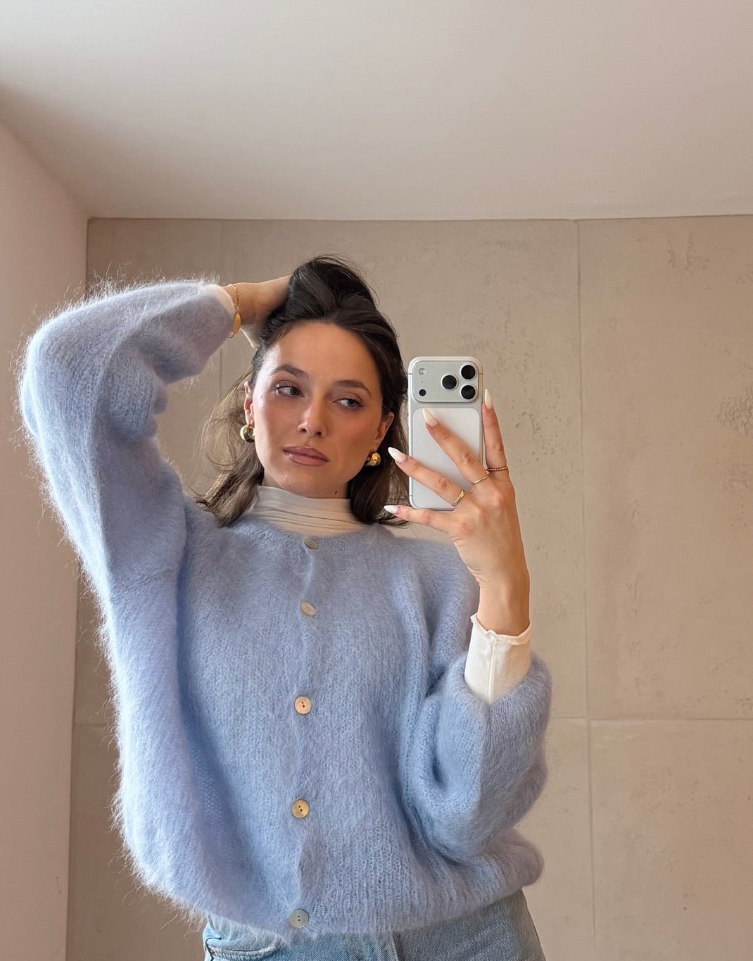 80% Mohair Strickjacke - Switch - Fashion