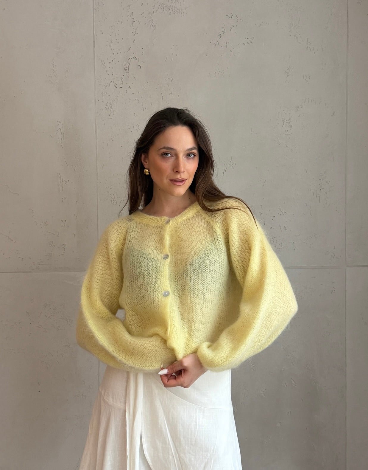 80% Mohair Strickjacke - Switch - Fashion