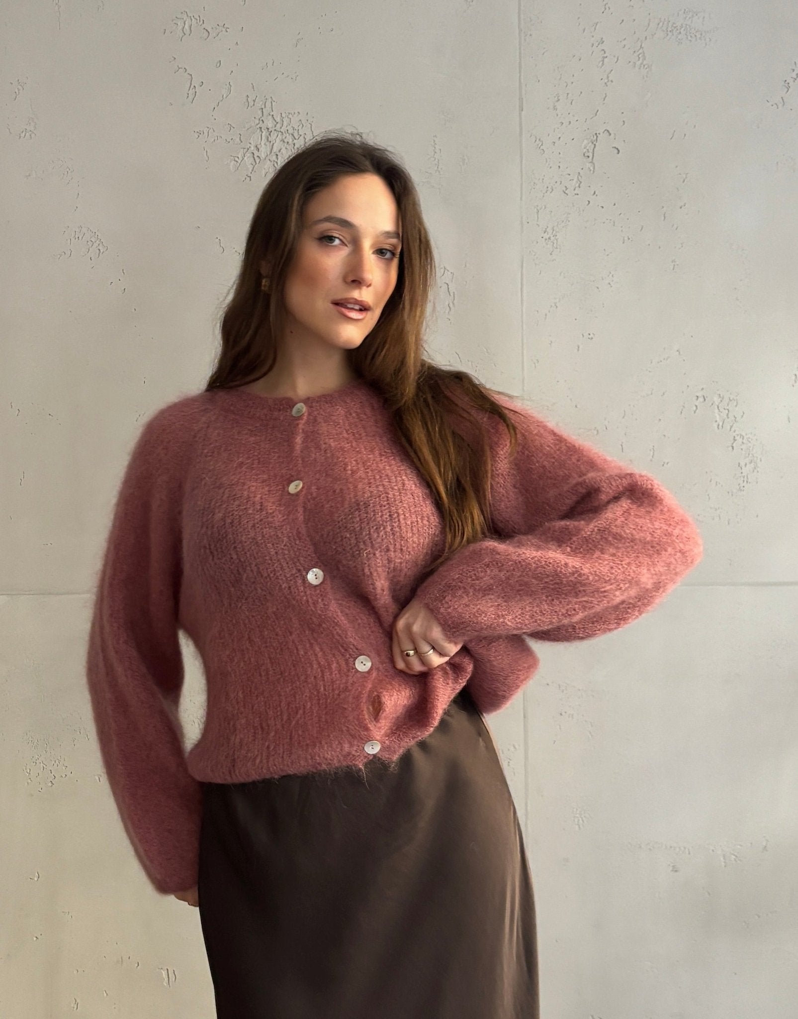 80% Mohair Strickjacke - Switch - Fashion