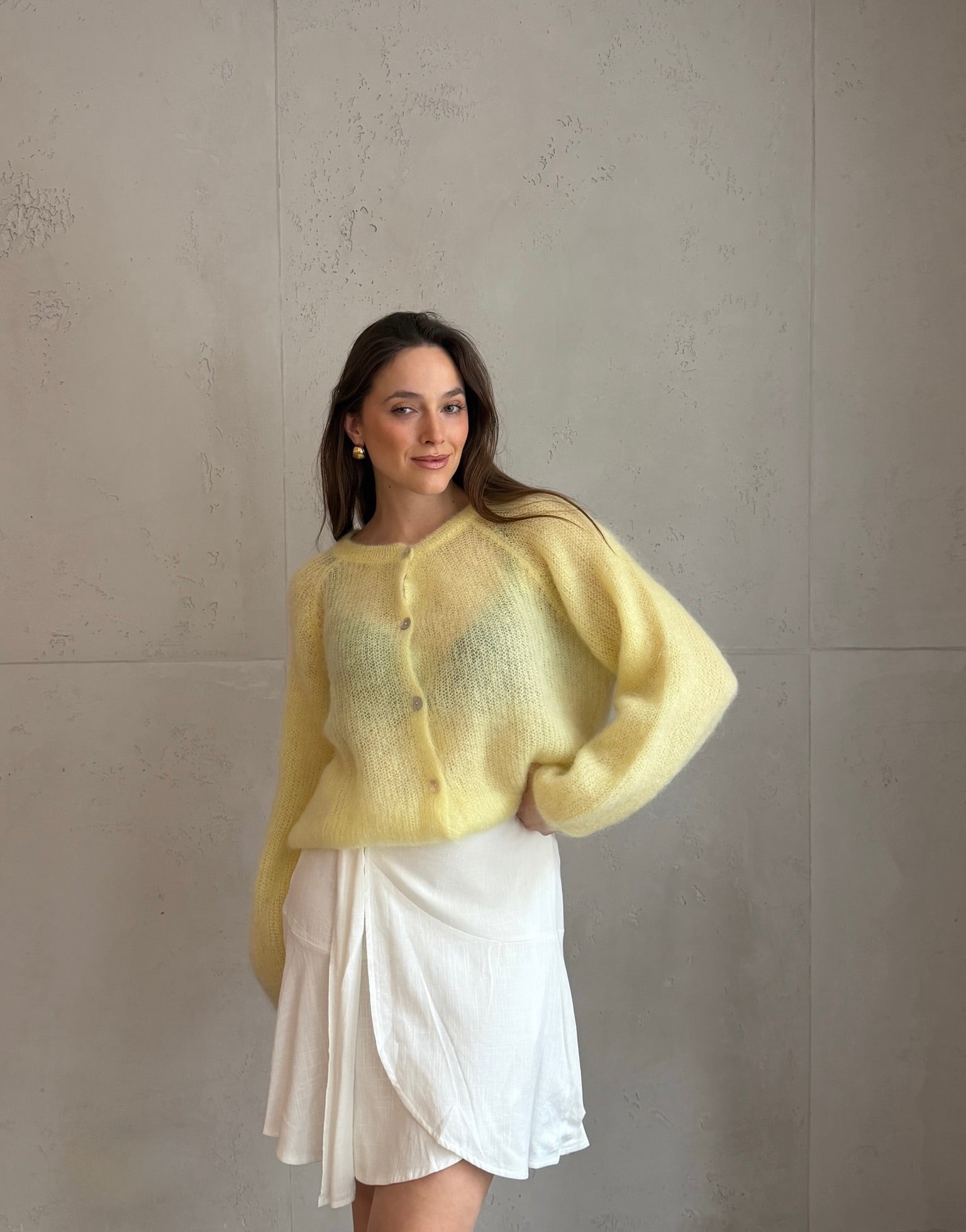 80% Mohair Strickjacke - Switch - Fashion