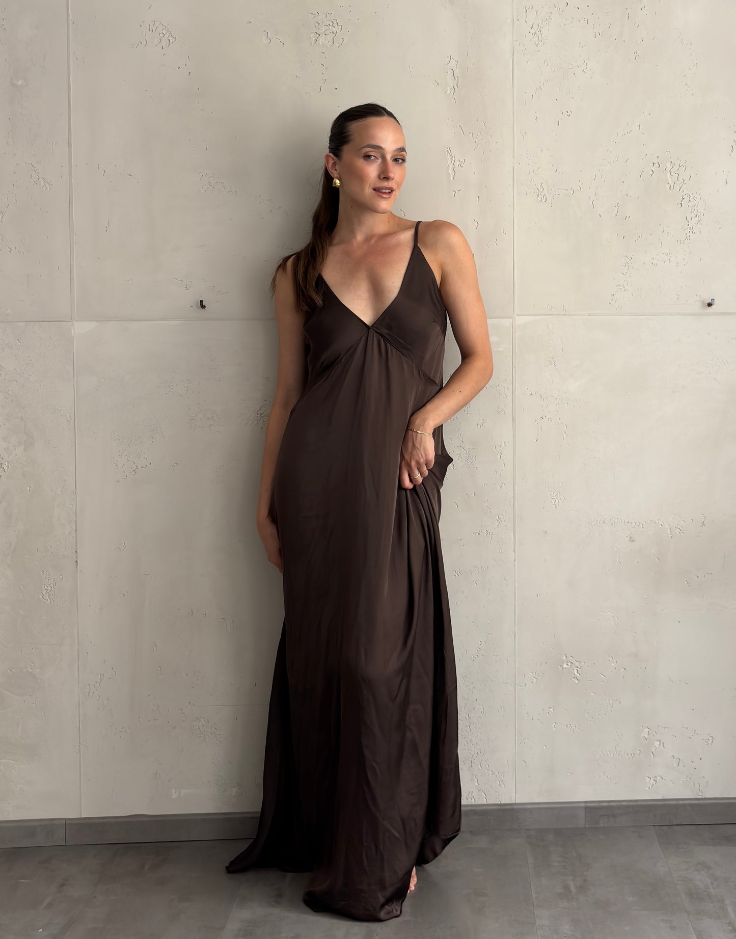 Maxi Viskose Kleid