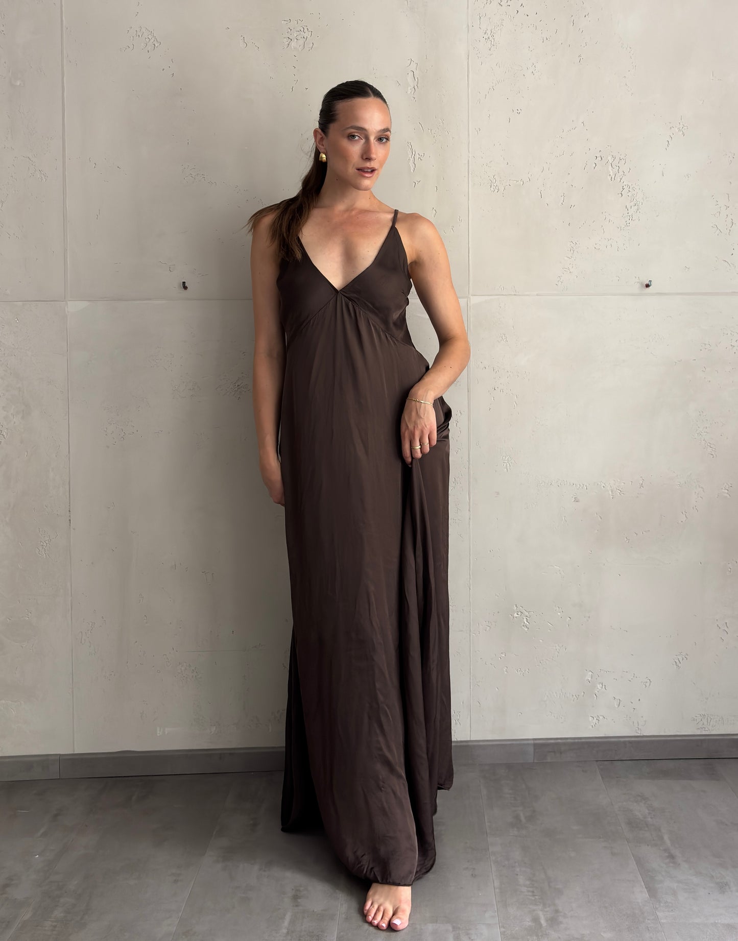 Maxi Viskose Kleid