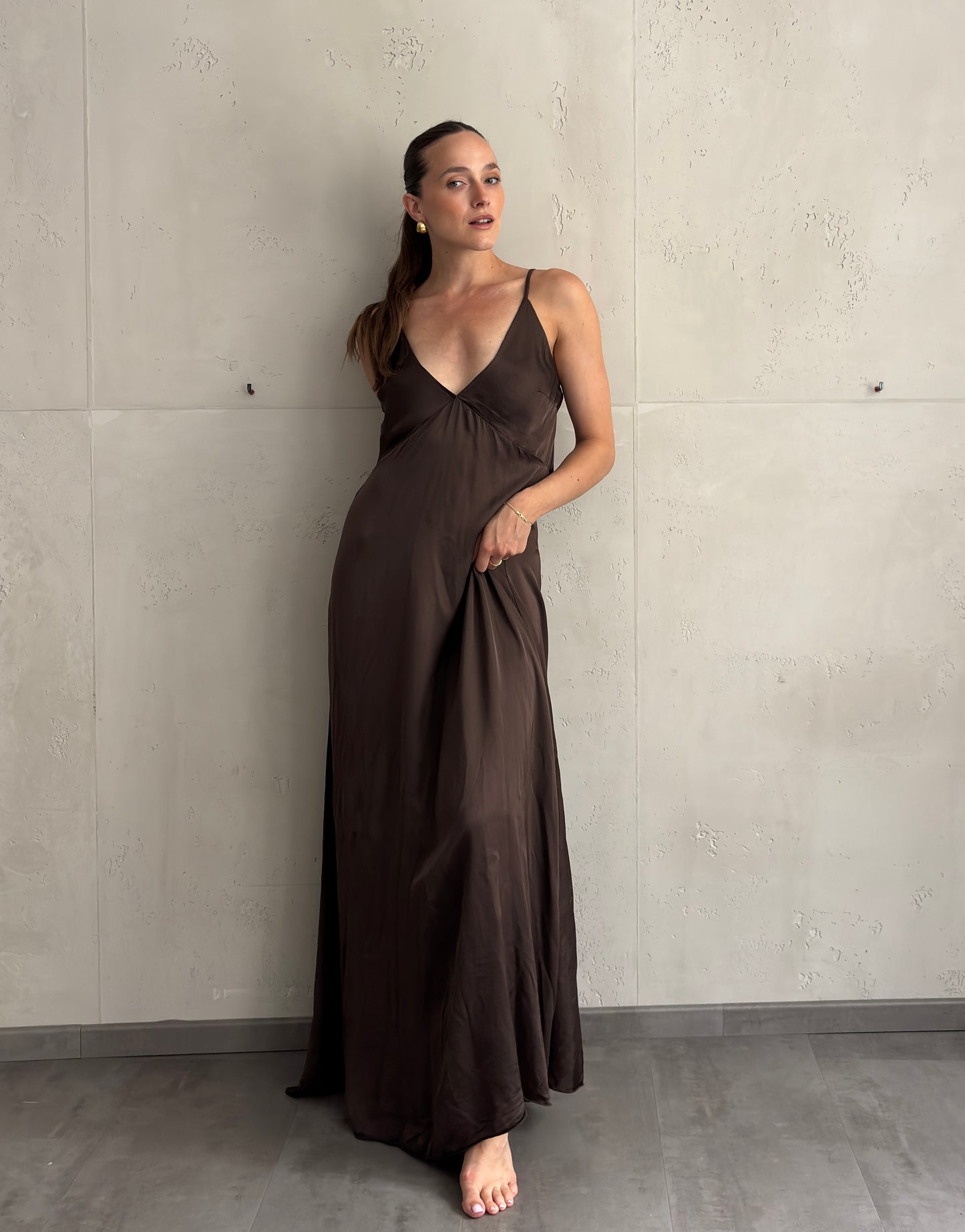 Maxi Viskose Kleid