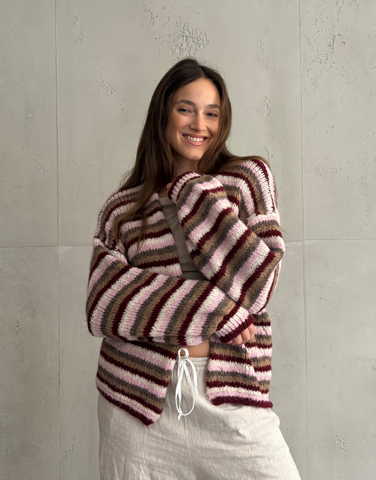 Colorful Stripe Cardigan