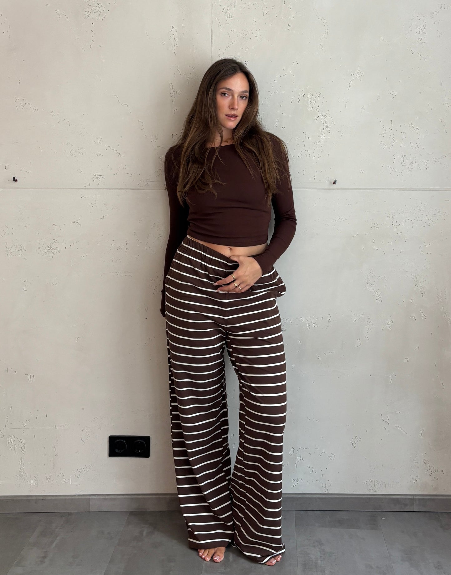 Clean Stripe Jogginghose