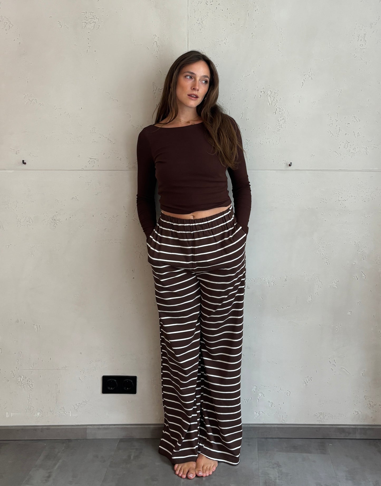 Clean Stripe Jogginghose