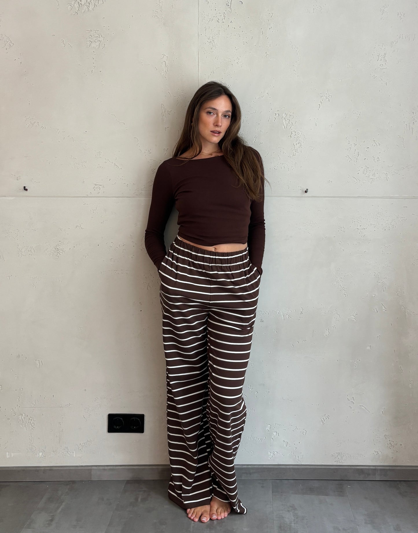Clean Stripe Jogginghose