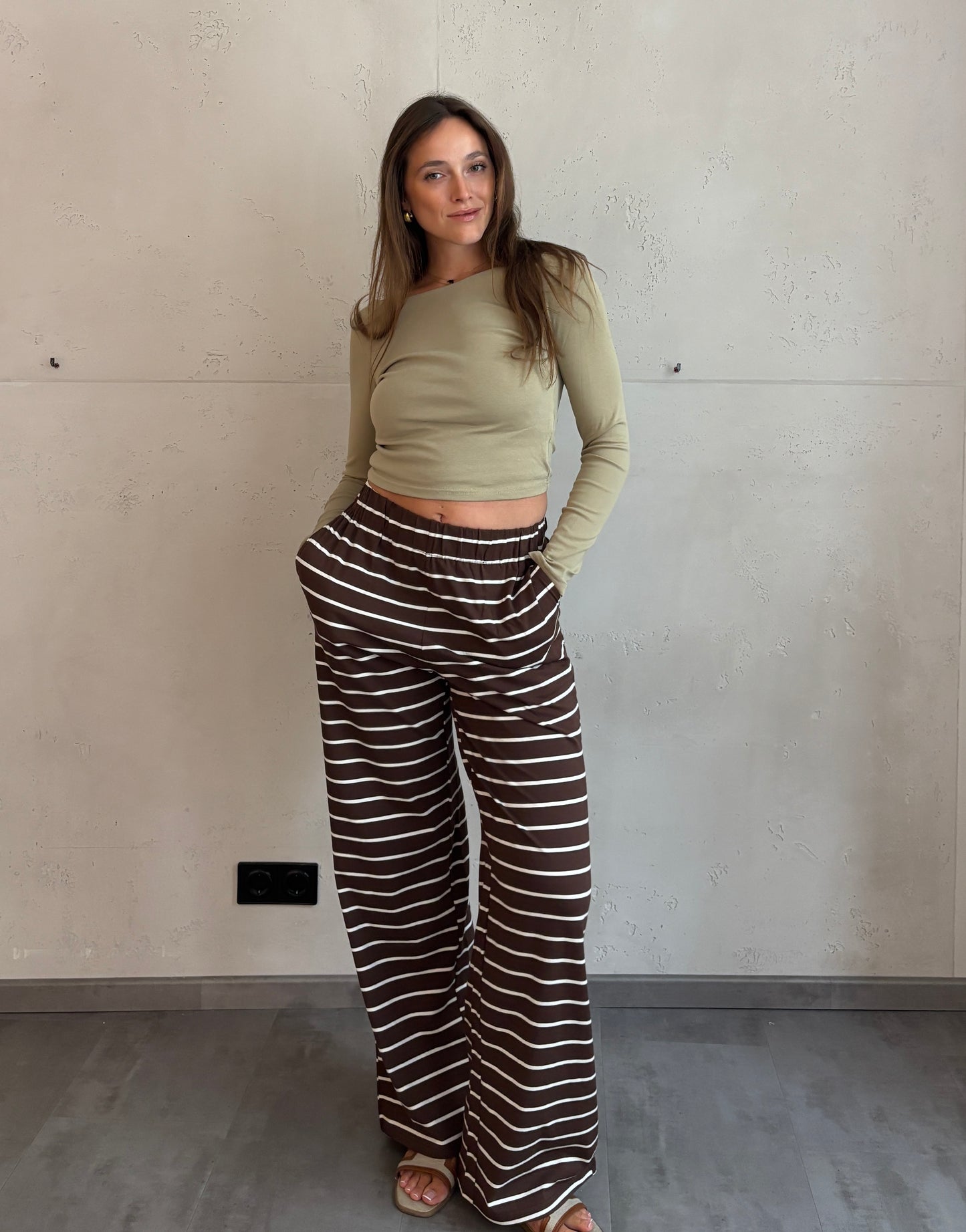 Clean Stripe Jogginghose