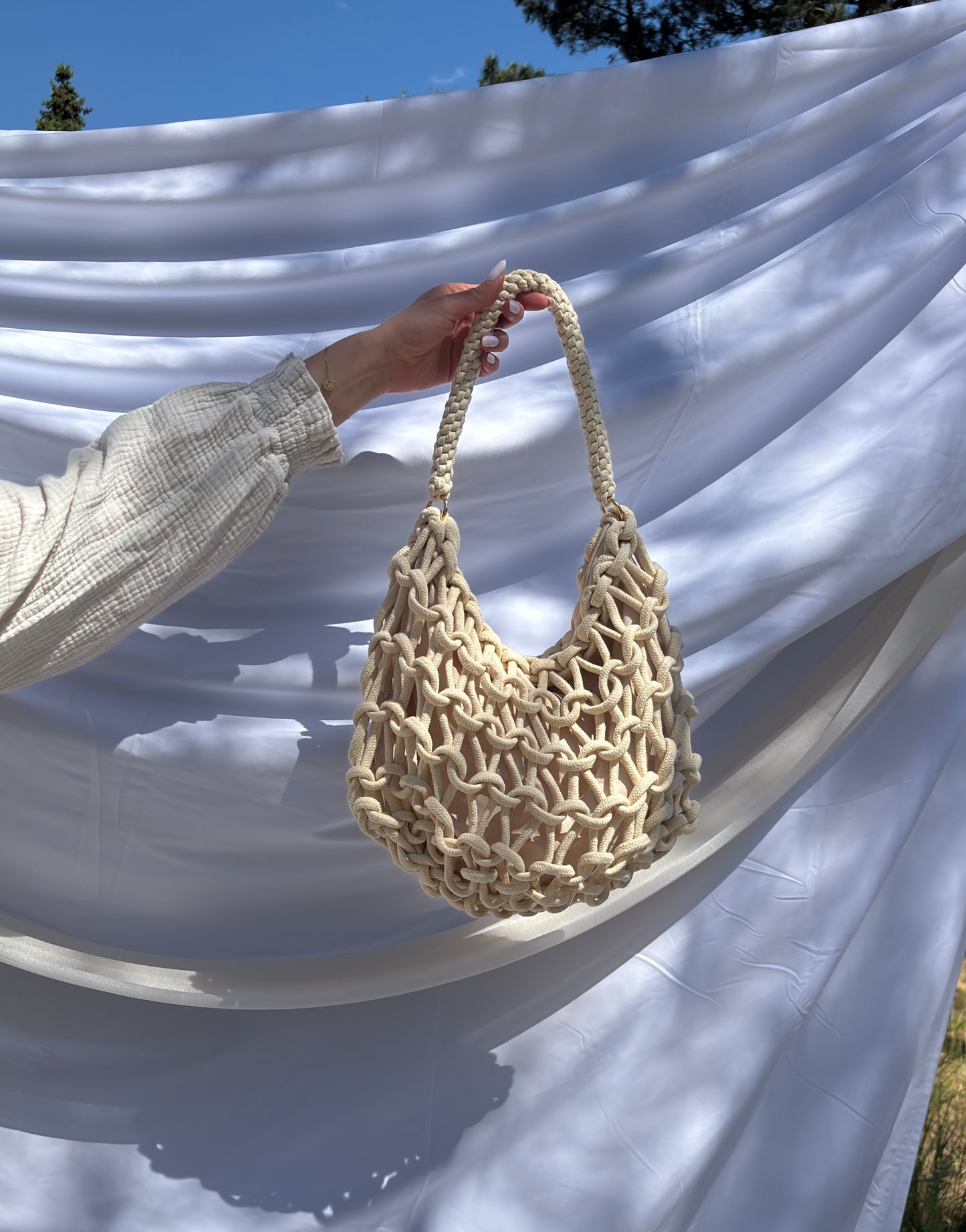 Häkeltasche mit Reißverschluss – Boho-Vibes für jeden Look