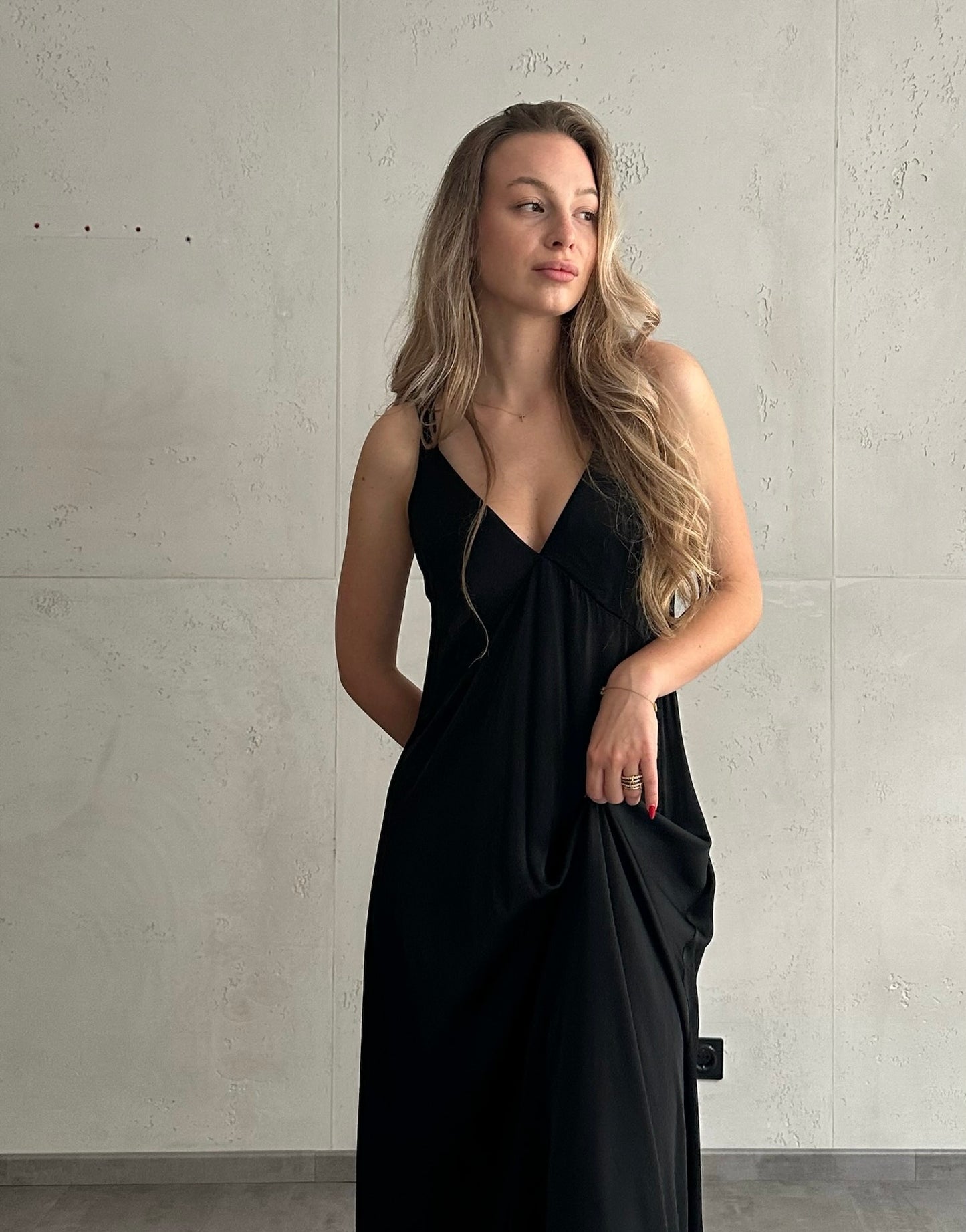 Maxi Viskose Kleid