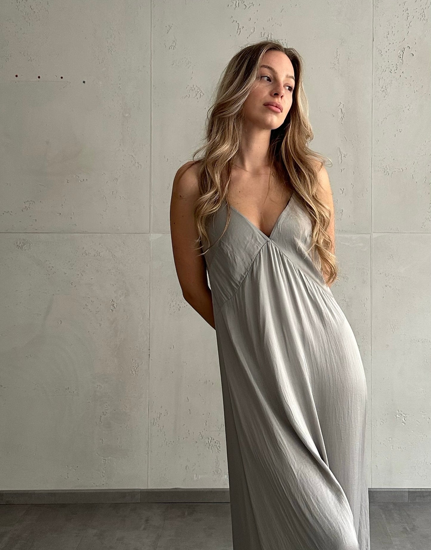 Maxi Viskose Kleid