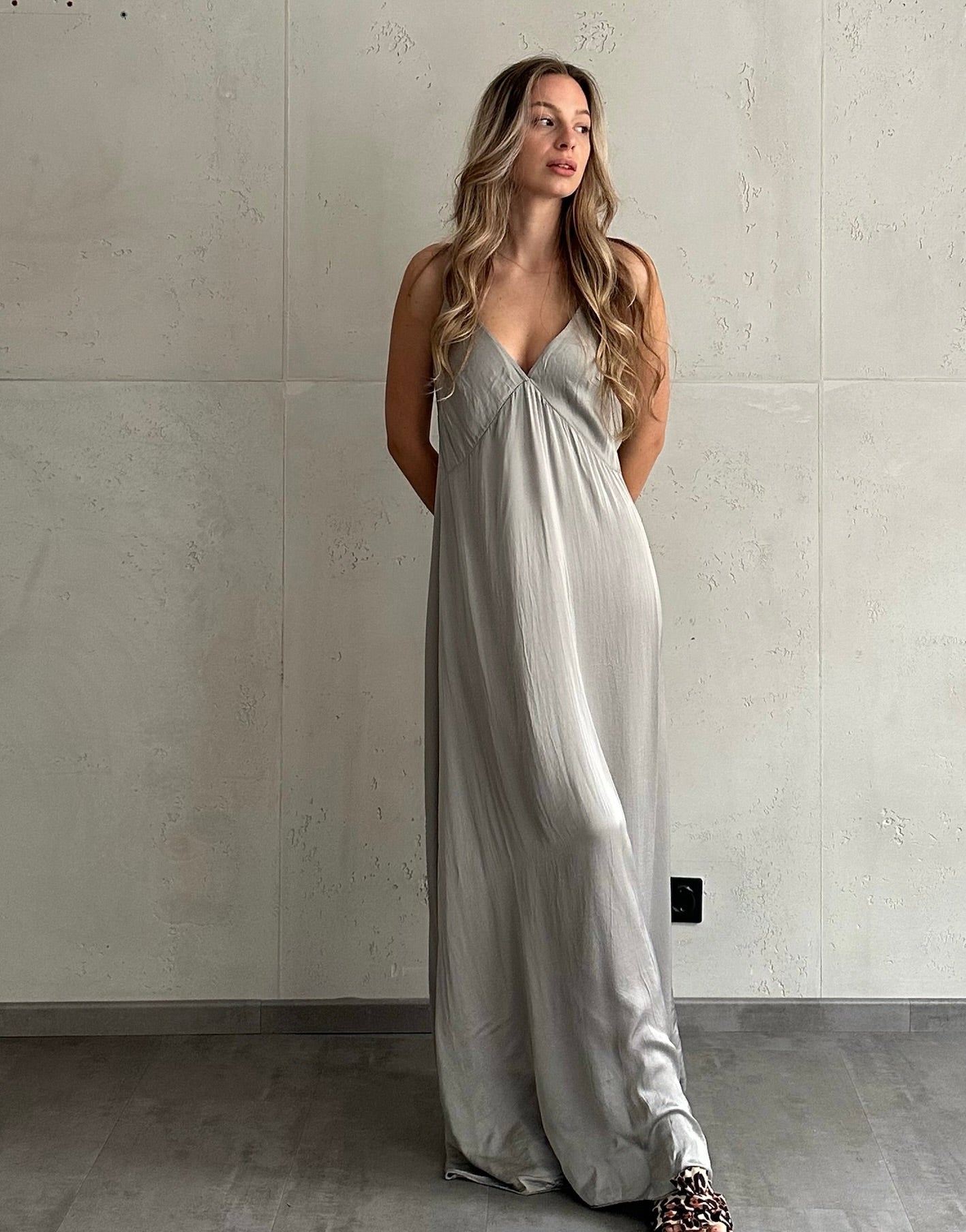 Maxi Viskose Kleid