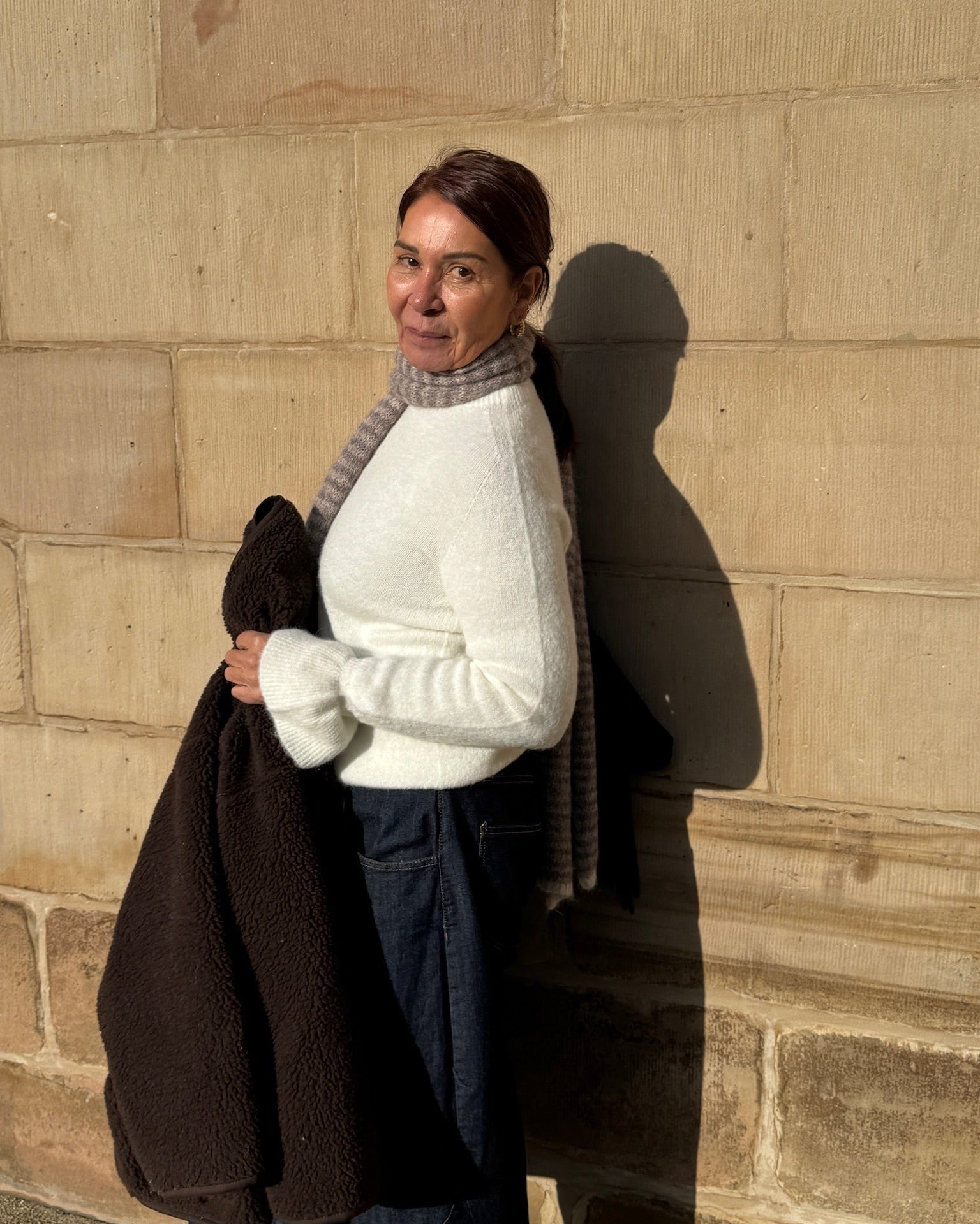 Alpaka Pullover mit Rüschen - Ärmel - Switch - Fashion