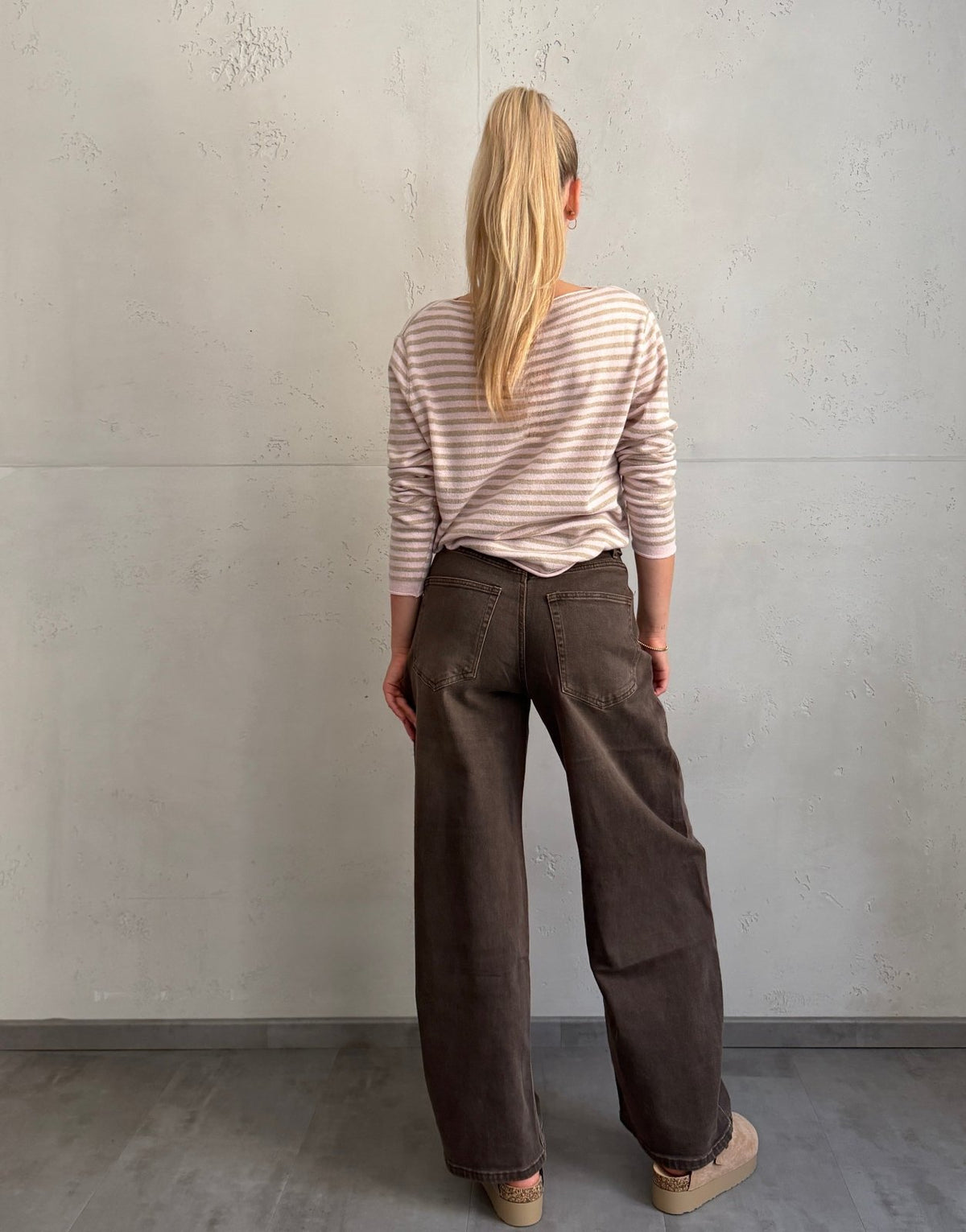 Balloon Jeans mit umgeschlagenem Bund - Switch-Fashion