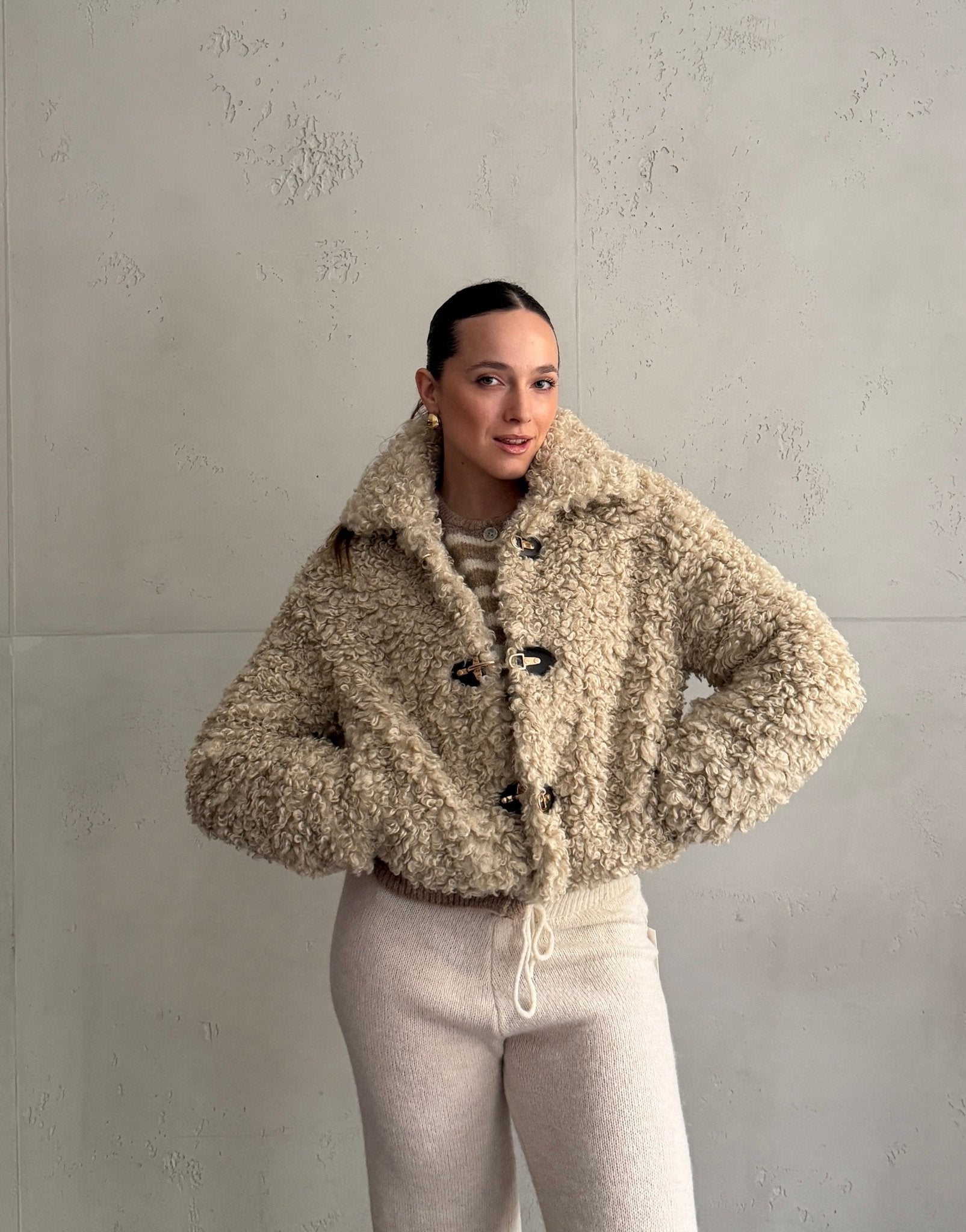 Fake Lammfell Jacke - Switch - Fashion