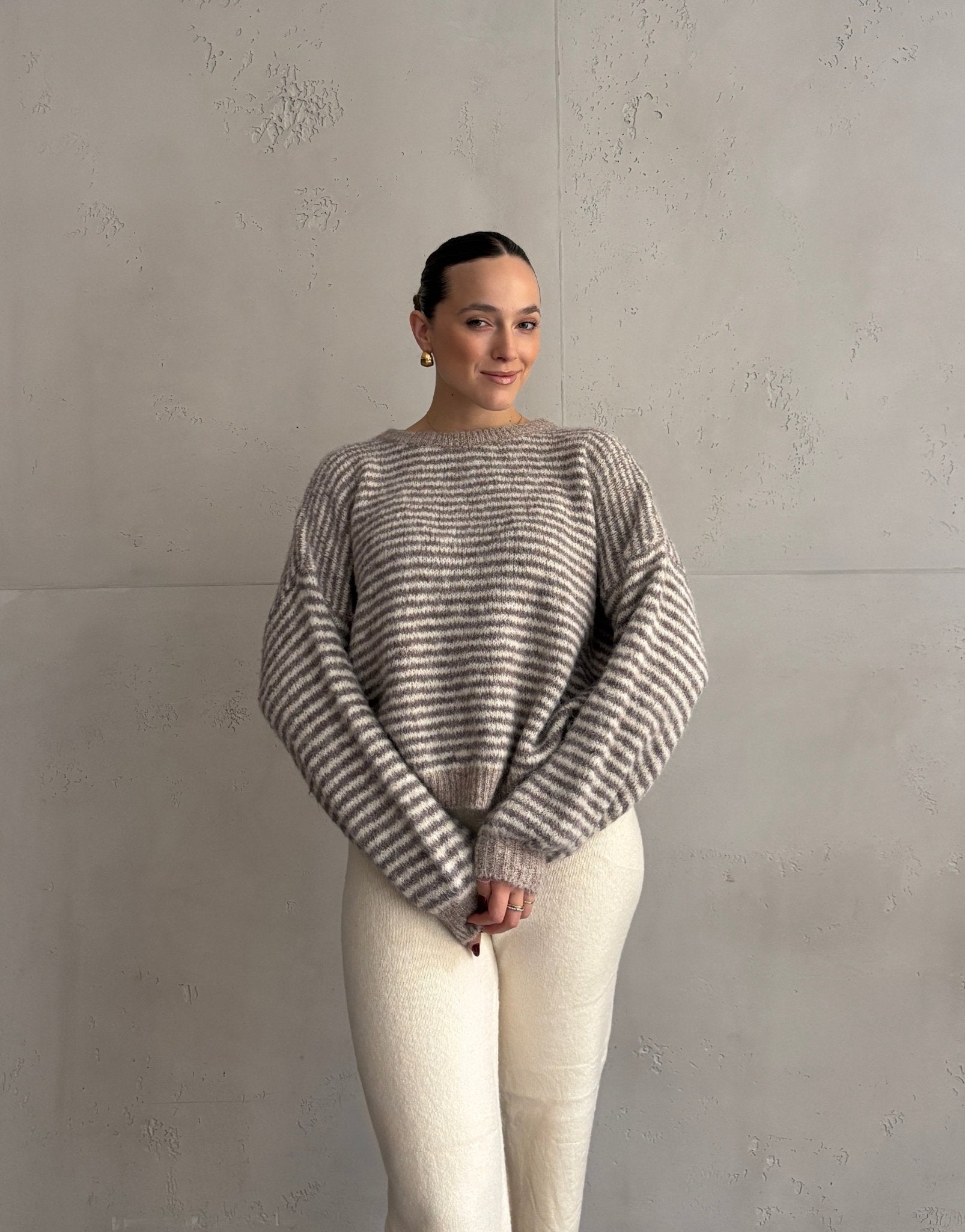 Feingestreifter Pullover - Switch - Fashion