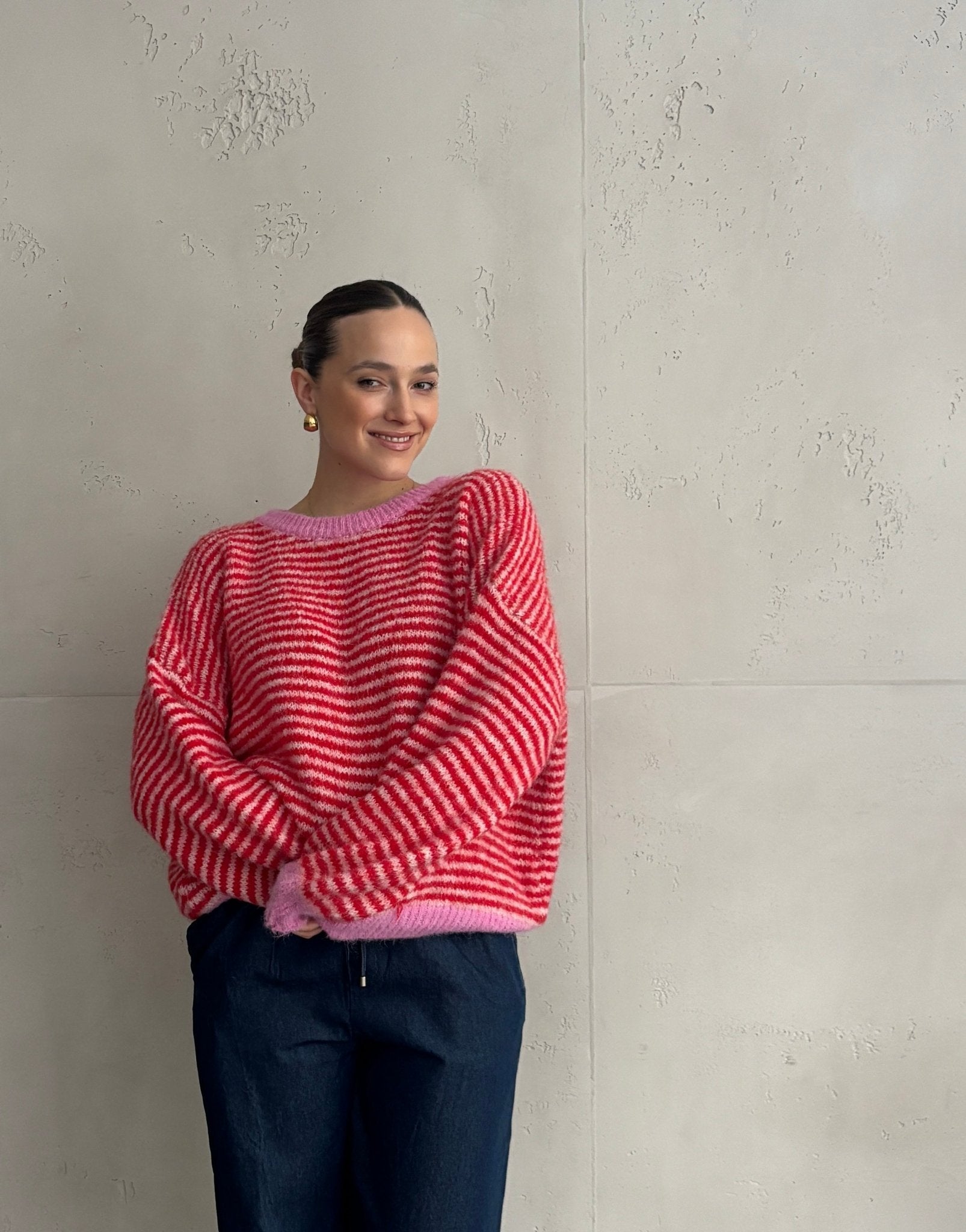 Feingestreifter Pullover - Switch - Fashion