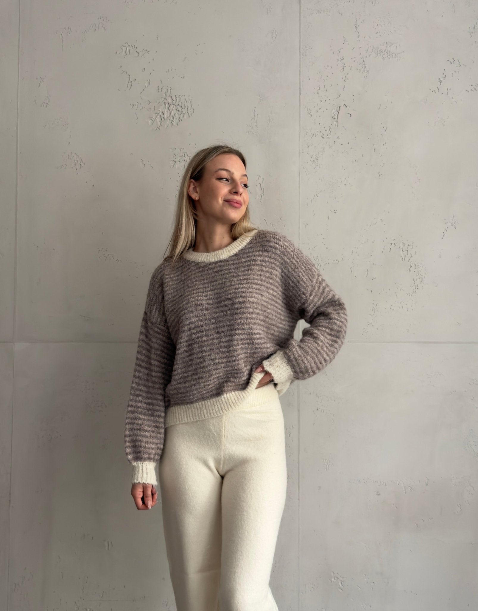 Feingestreifter Pullover - Switch - Fashion