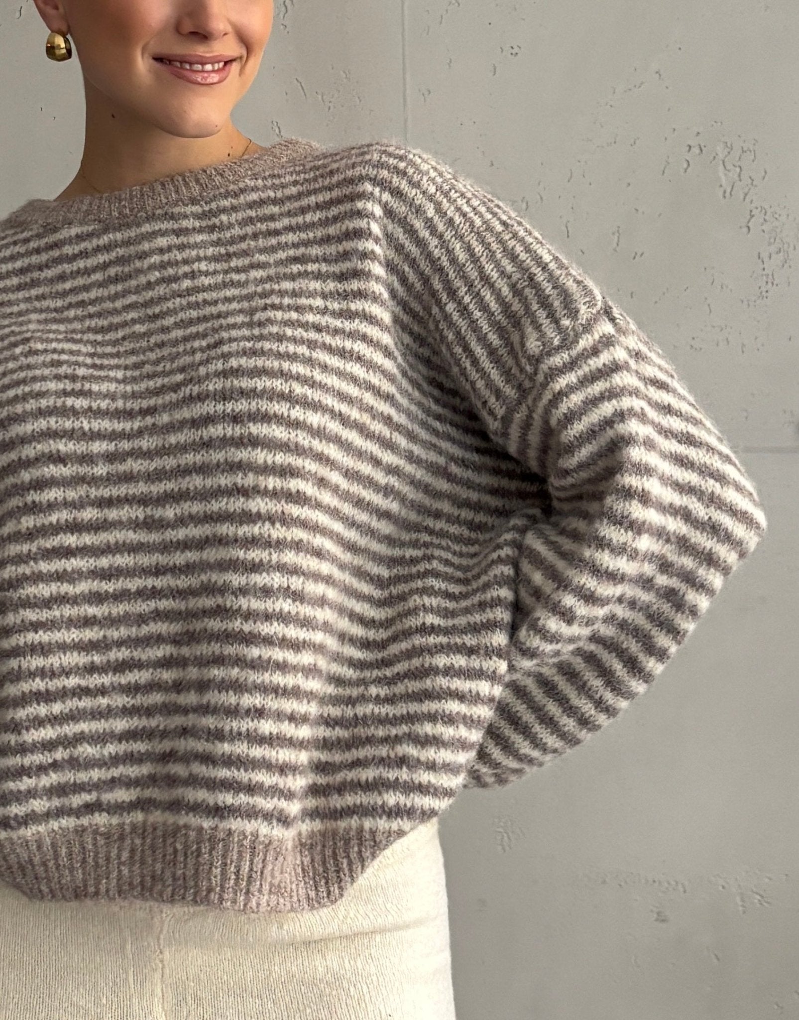 Feingestreifter Pullover - Switch - Fashion