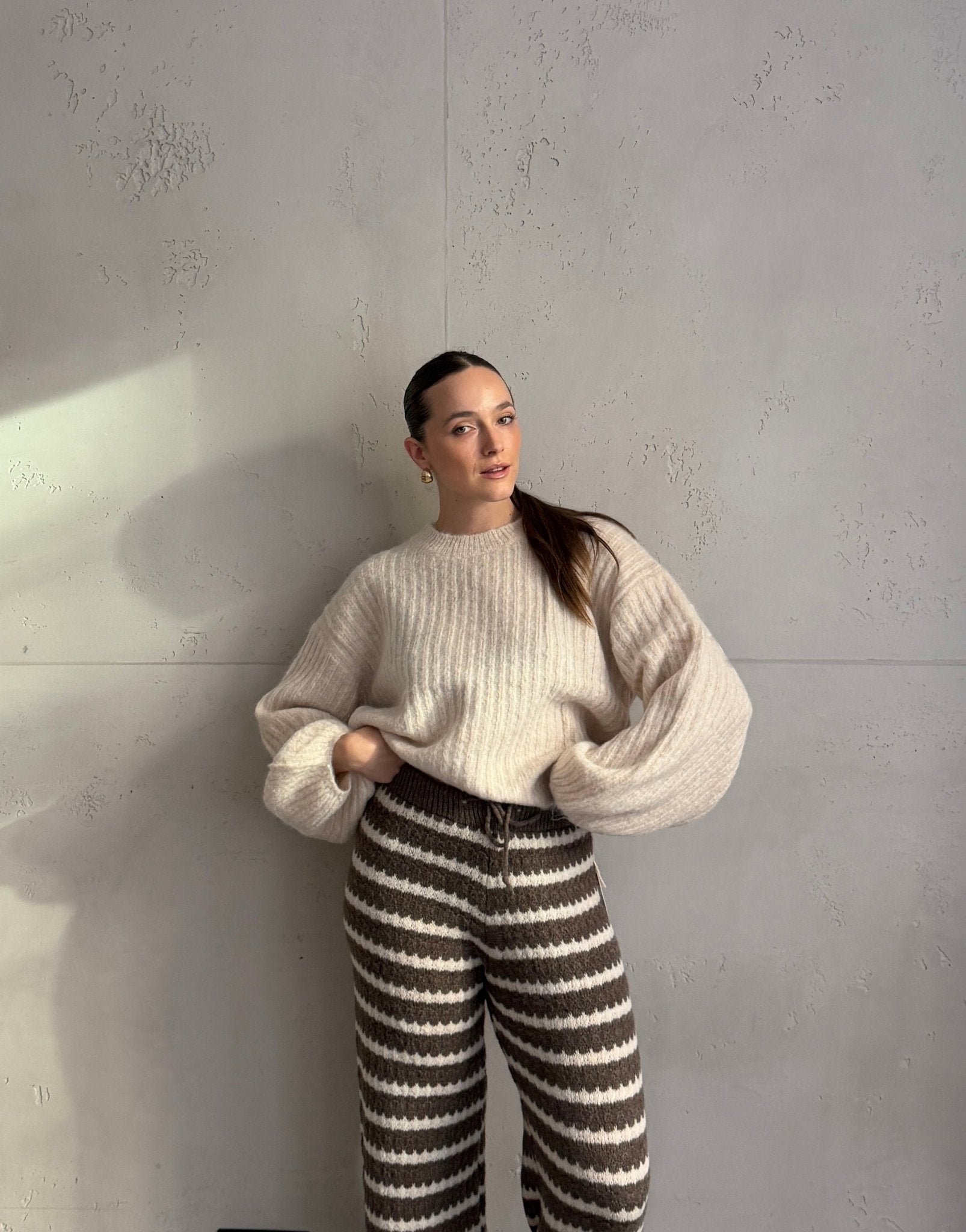 Gerippter Oversize Pullover - Switch - Fashion