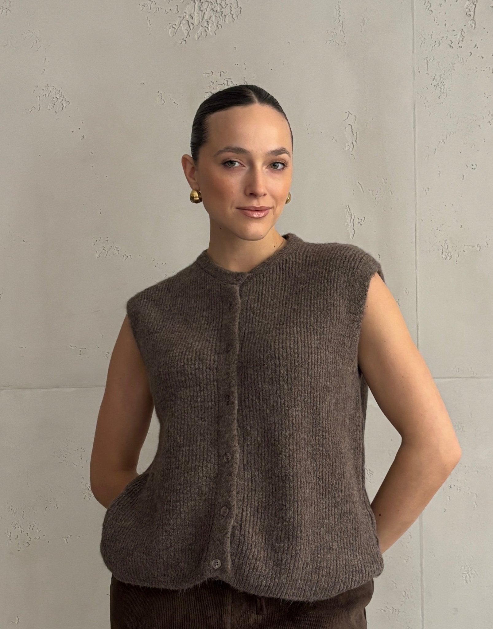 Gerippter Strickpullunder Uni - Switch - Fashion