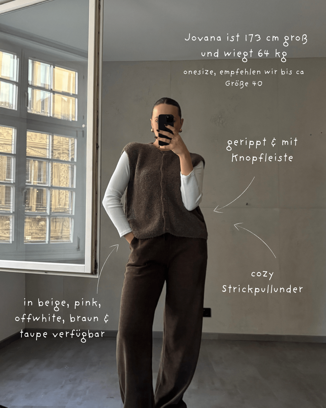 Gerippter Strickpullunder Uni - Switch - Fashion