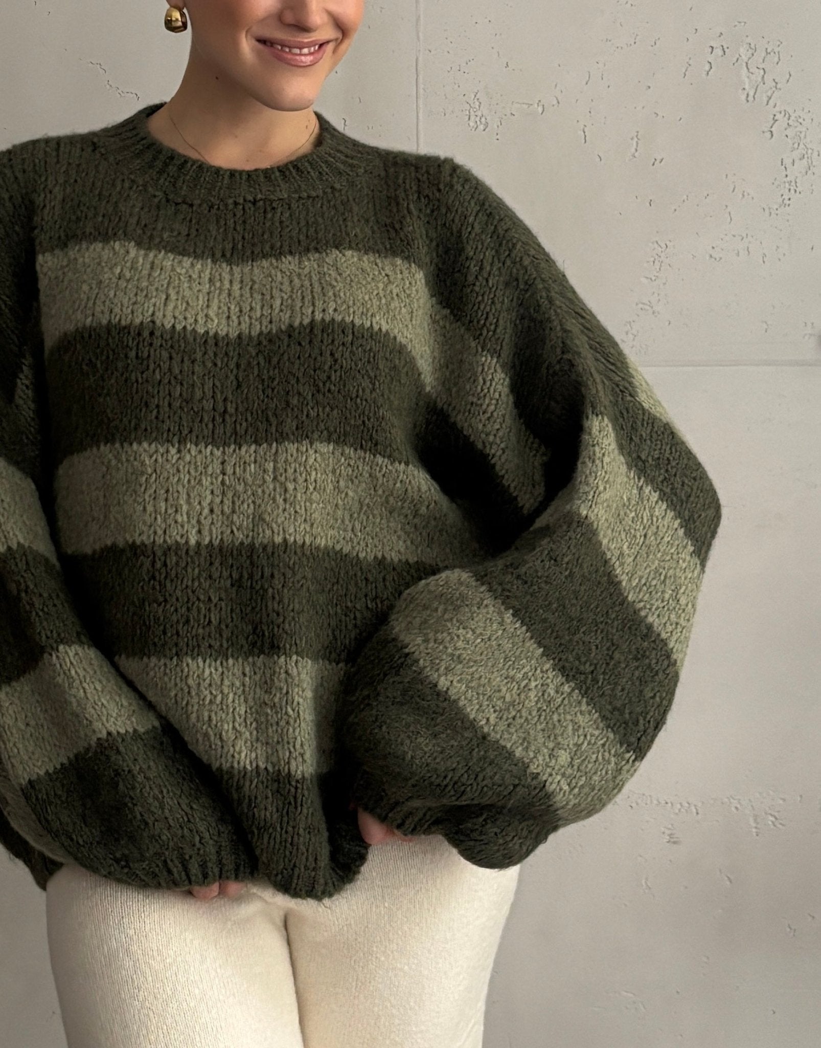 Gestreifter Strickpullover - Switch - Fashion