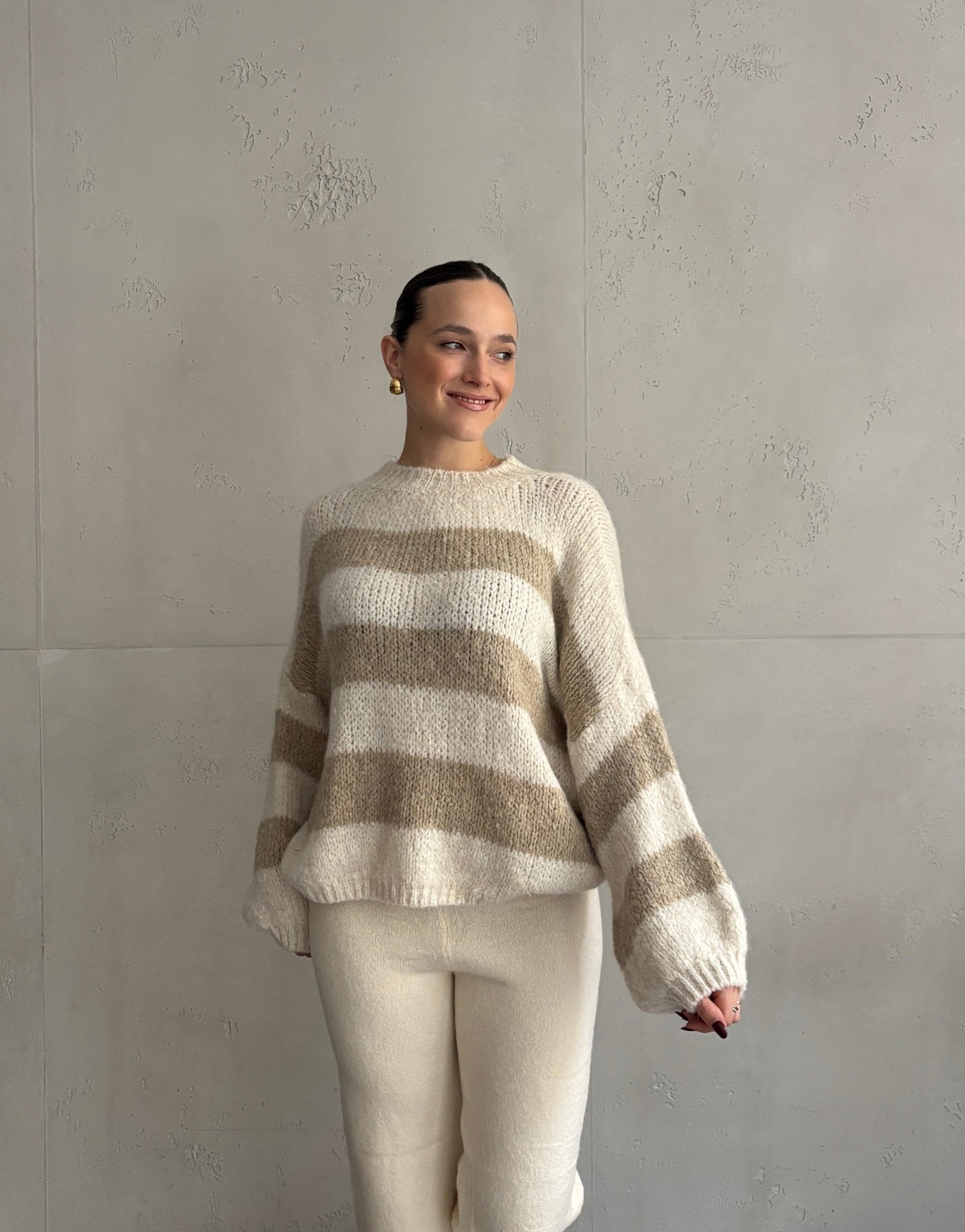 Gestreifter Strickpullover - Switch - Fashion