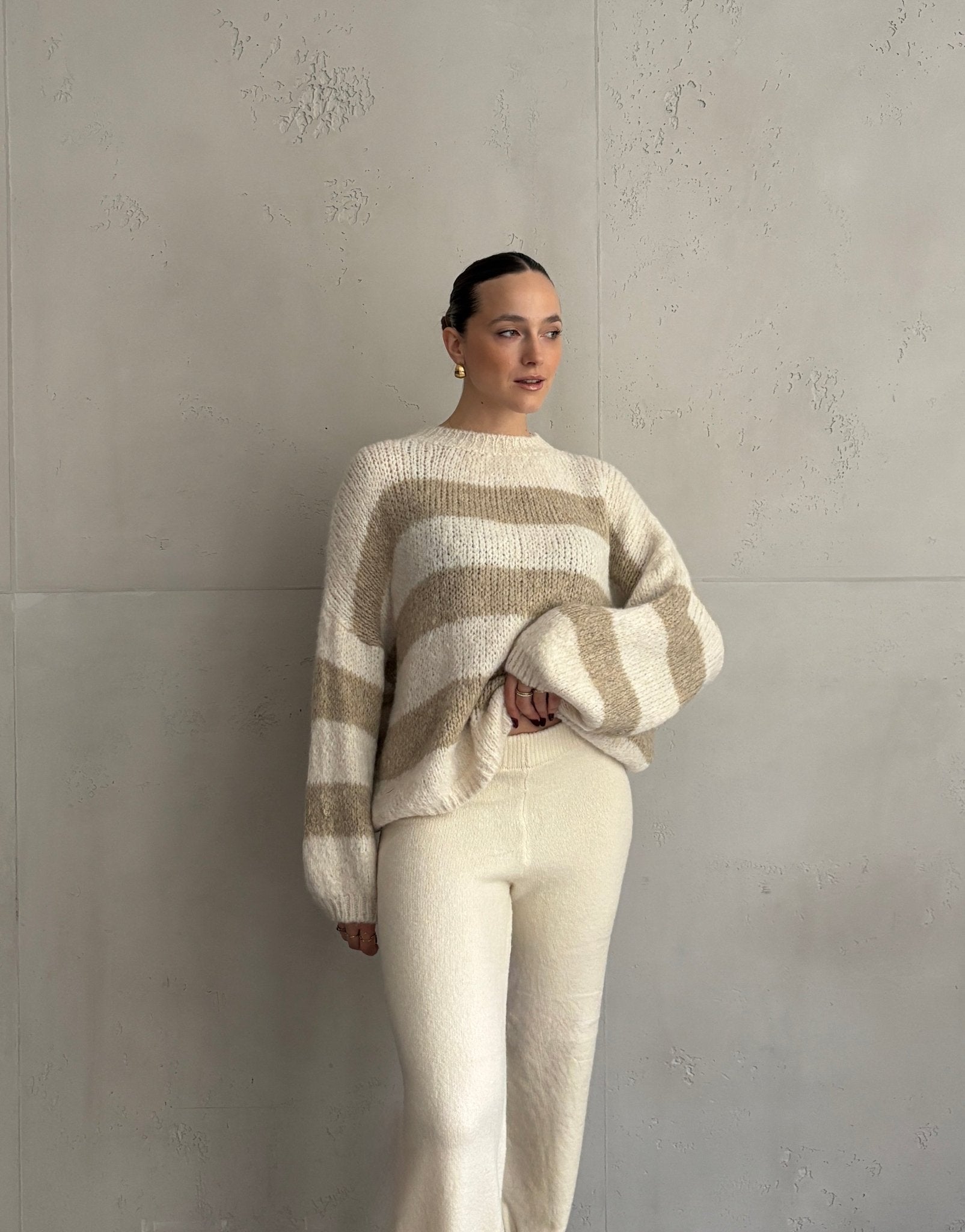 Gestreifter Strickpullover - Switch - Fashion