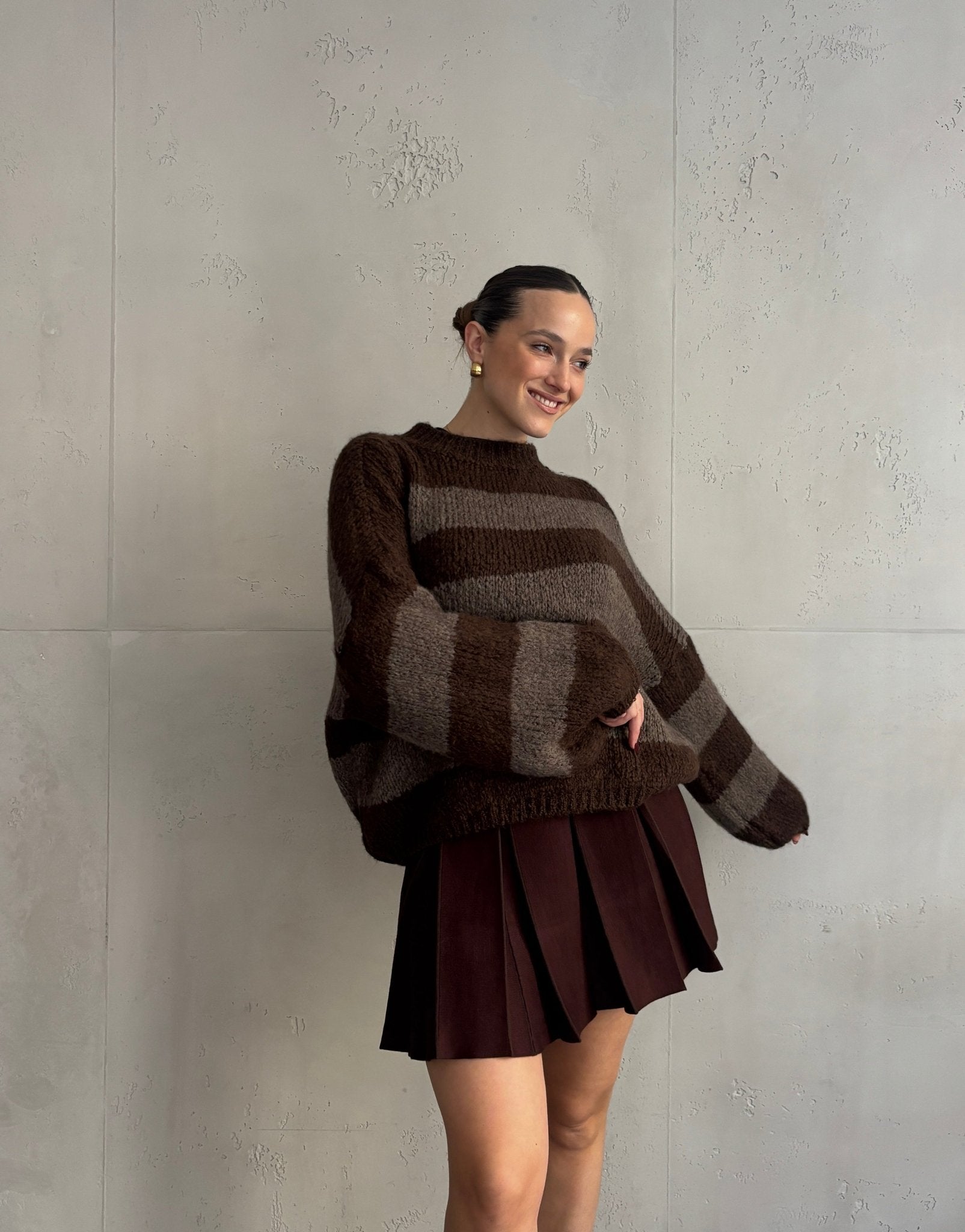 Gestreifter Strickpullover - Switch - Fashion