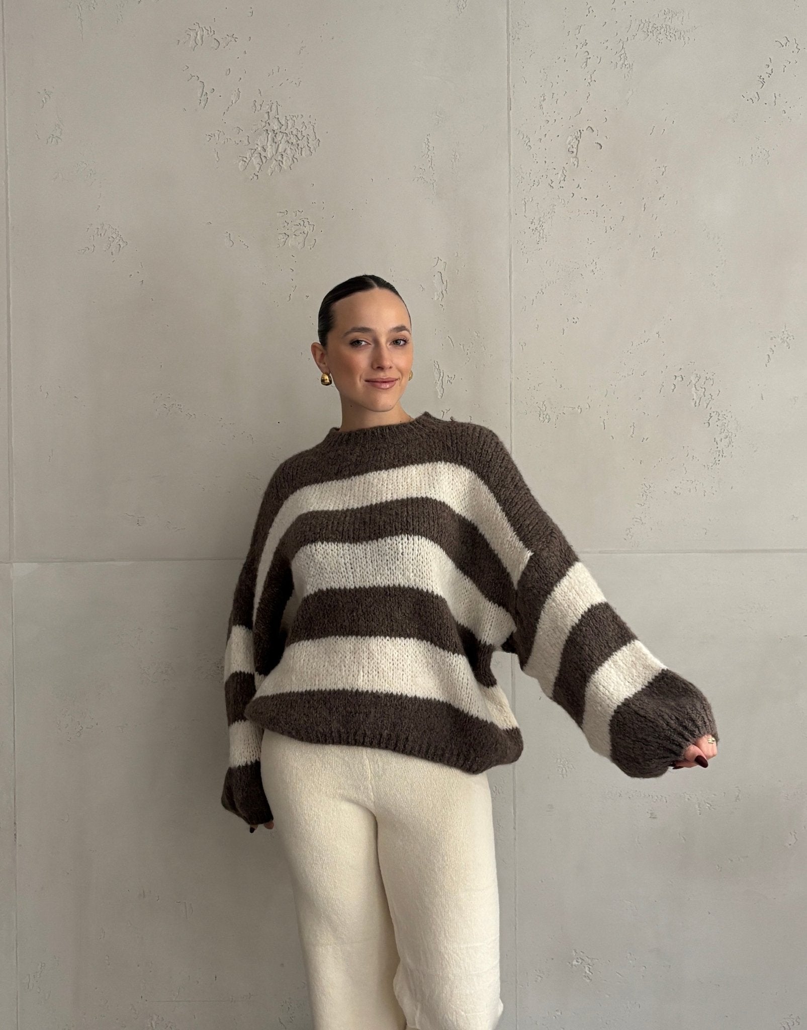 Gestreifter Strickpullover - Switch - Fashion