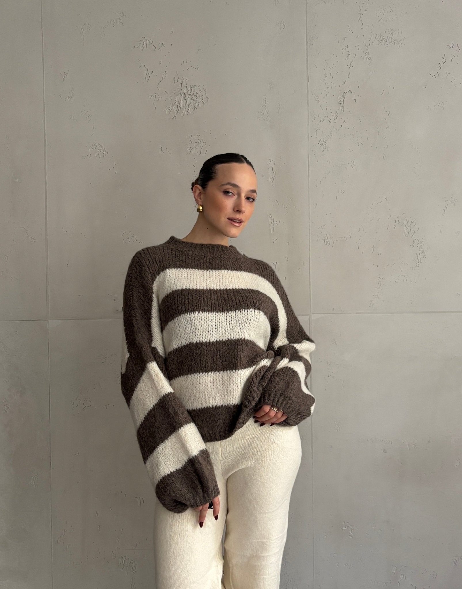 Gestreifter Strickpullover - Switch - Fashion