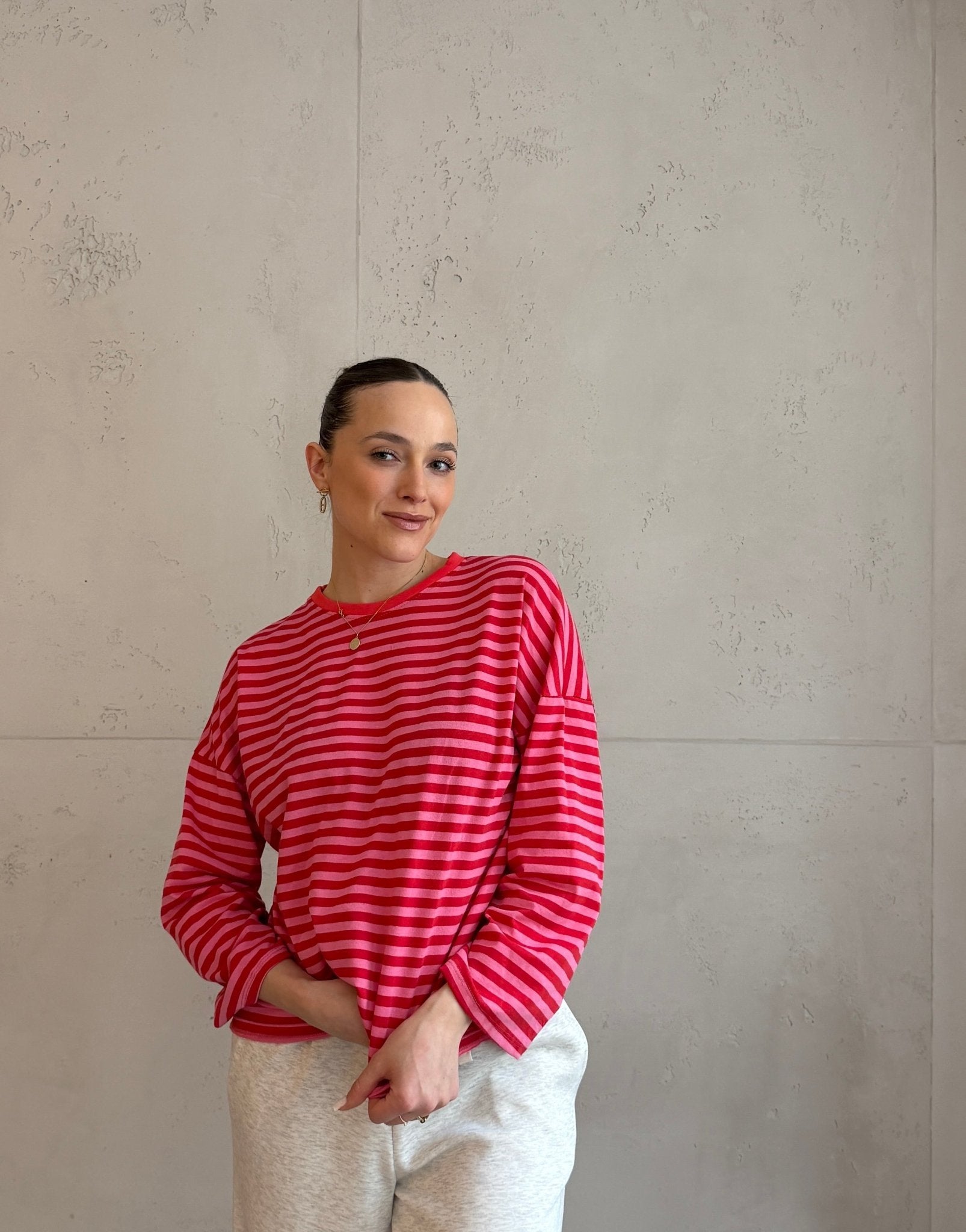 Gestreiftes Basic Longsleeve Shirt - Switch - Fashion