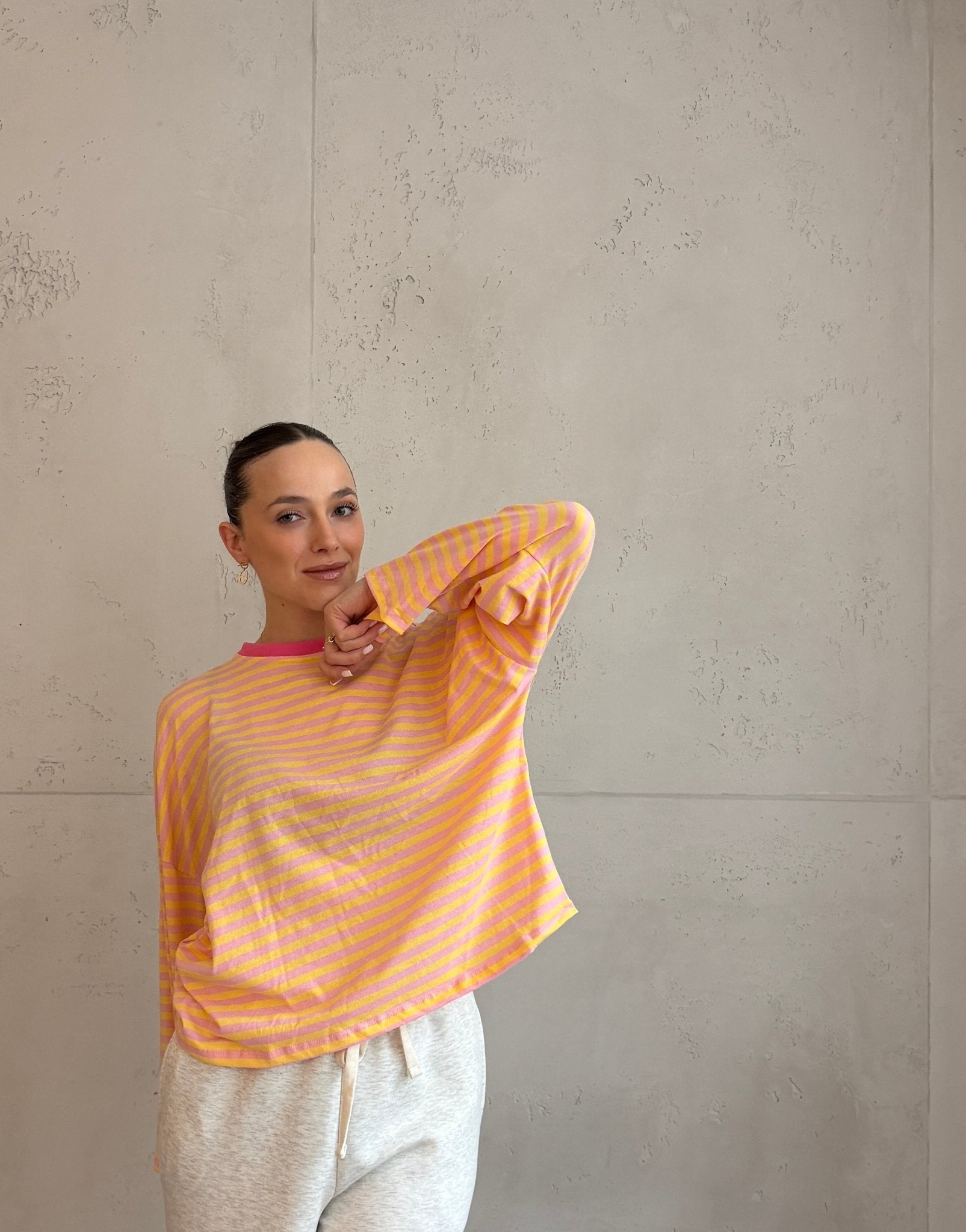 Gestreiftes Basic Longsleeve Shirt - Switch - Fashion