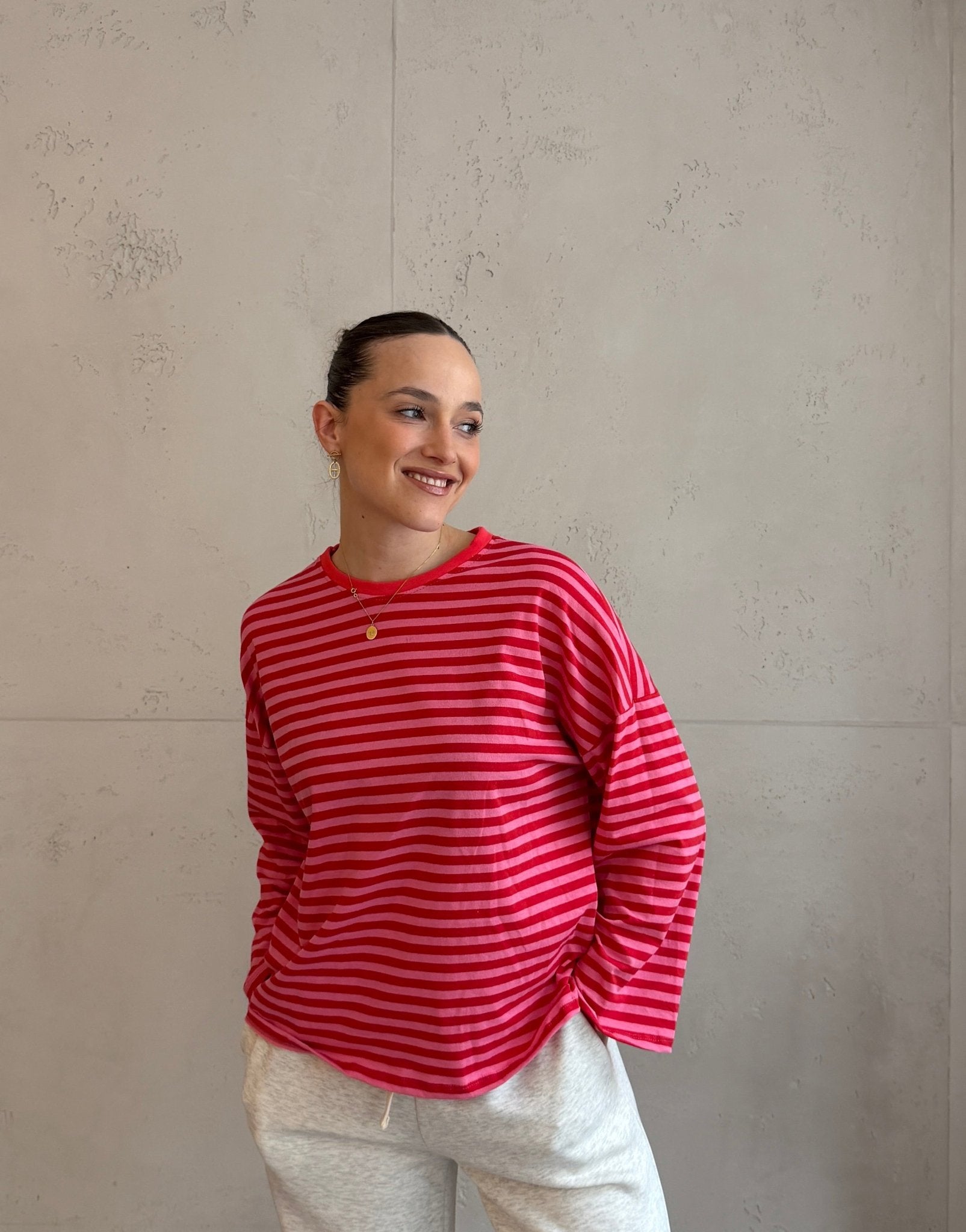 Gestreiftes Basic Longsleeve Shirt - Switch - Fashion