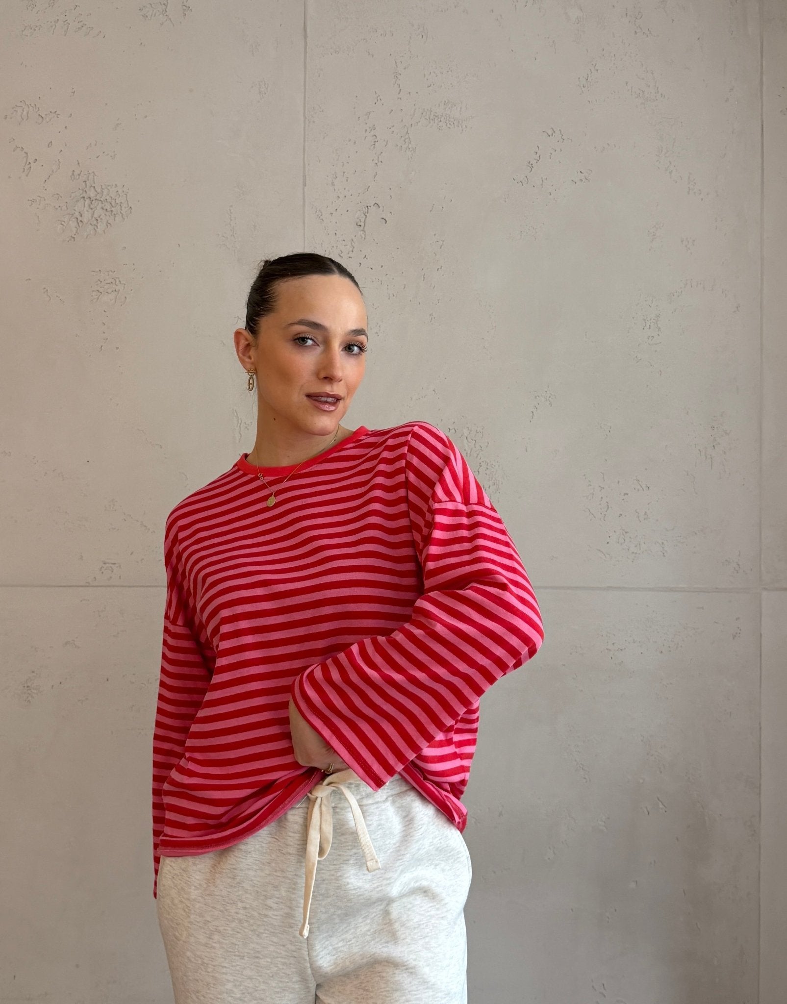 Gestreiftes Basic Longsleeve Shirt - Switch - Fashion