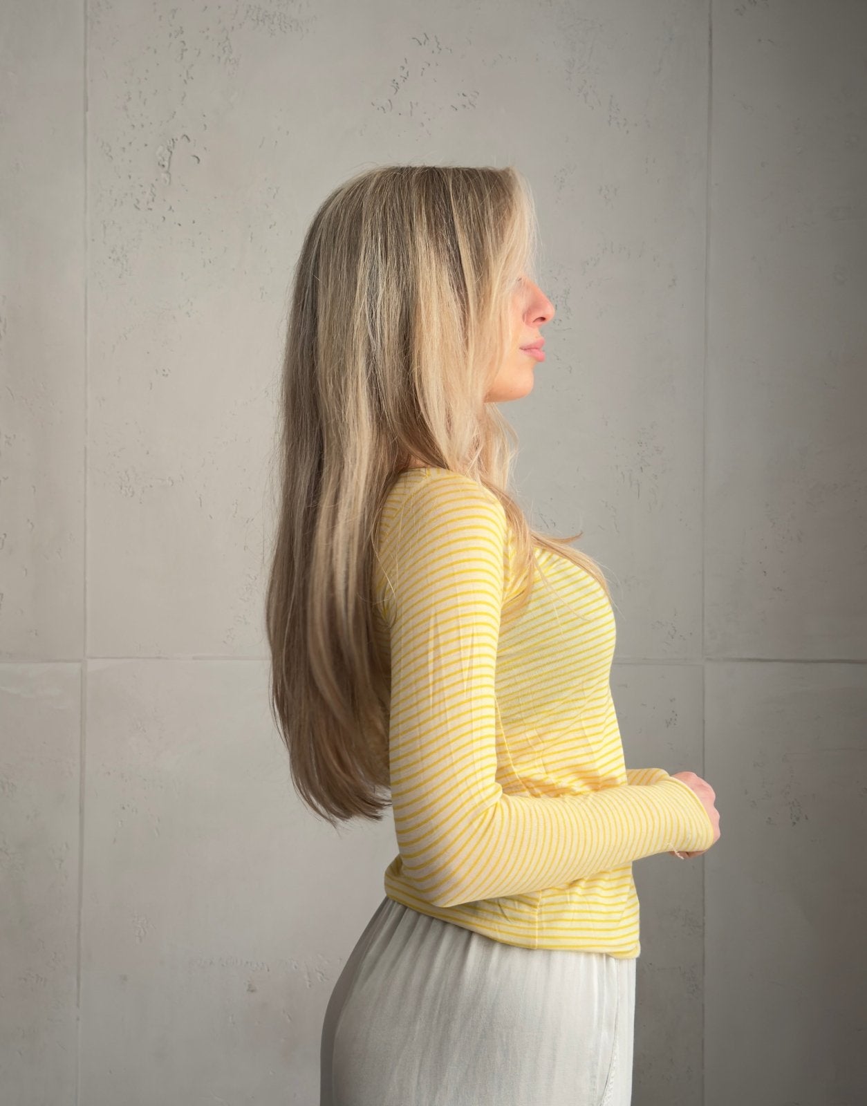 Gestreiftes Cashmere Blend Shirt - Switch - Fashion