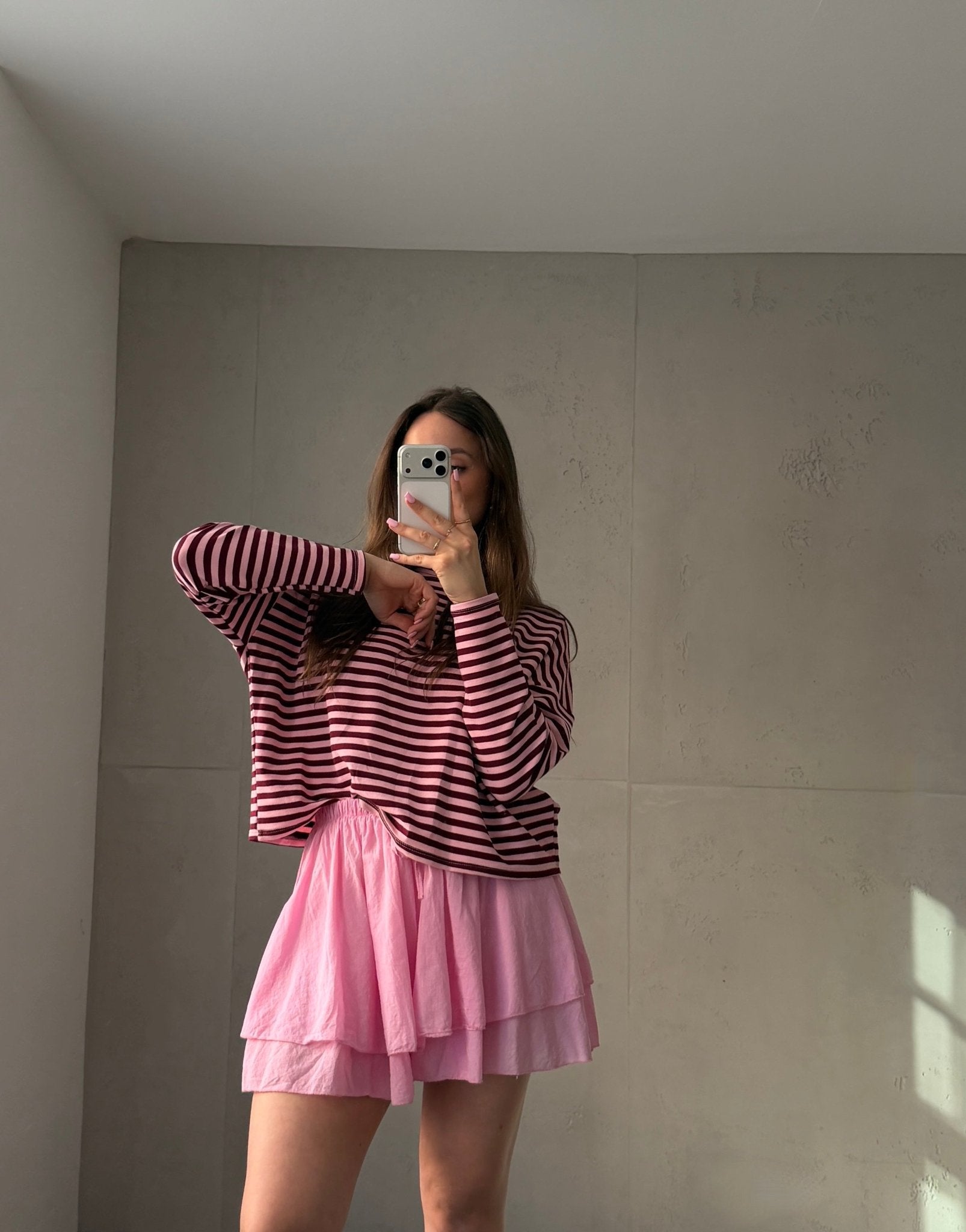 Gestreiftes Sweatshirt mit Langarm und Rundhals - Switch - Fashion