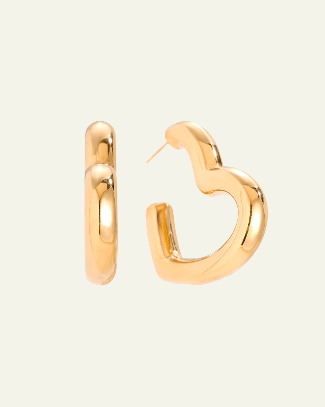 Great Heart Hoop Edelstahl Ohrringe – Das ultimative Statement - Piece - Switch - Fashion