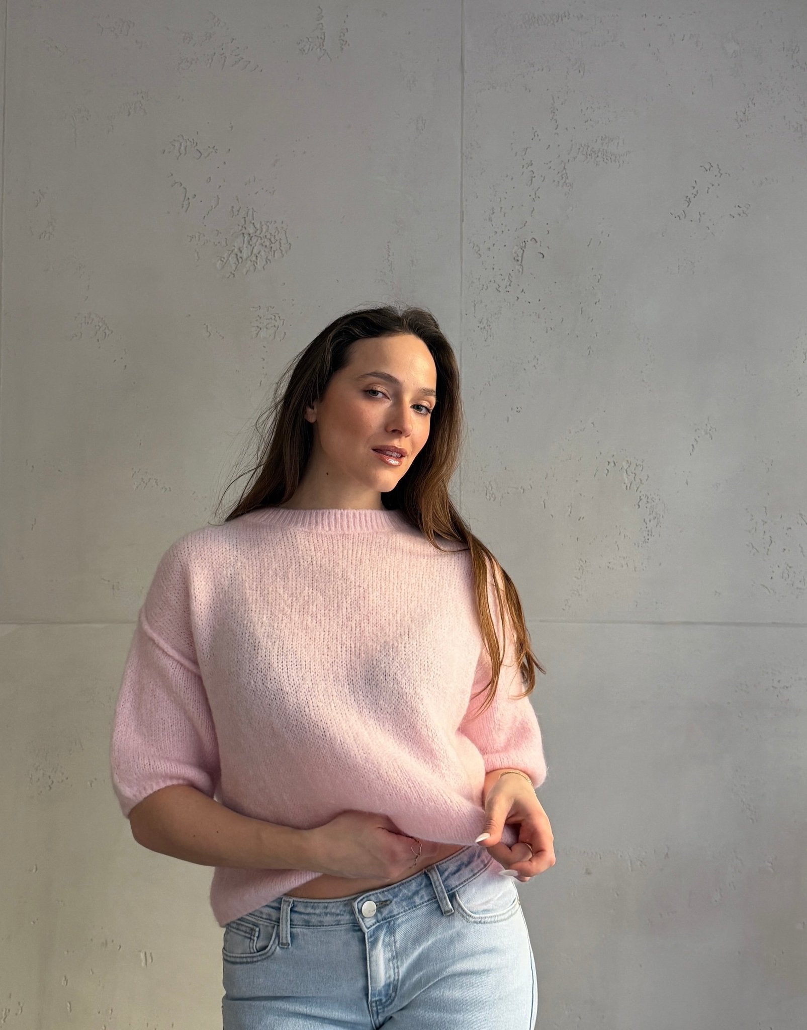 Kid Mohair Kurzarm Pullover - Switch - Fashion