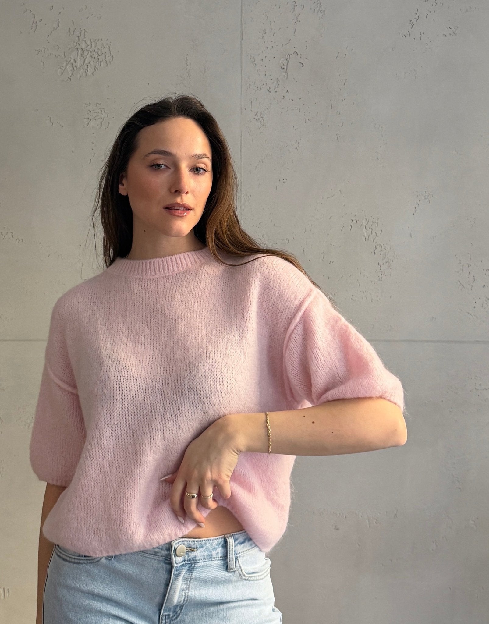 Kid Mohair Kurzarm Pullover - Switch - Fashion