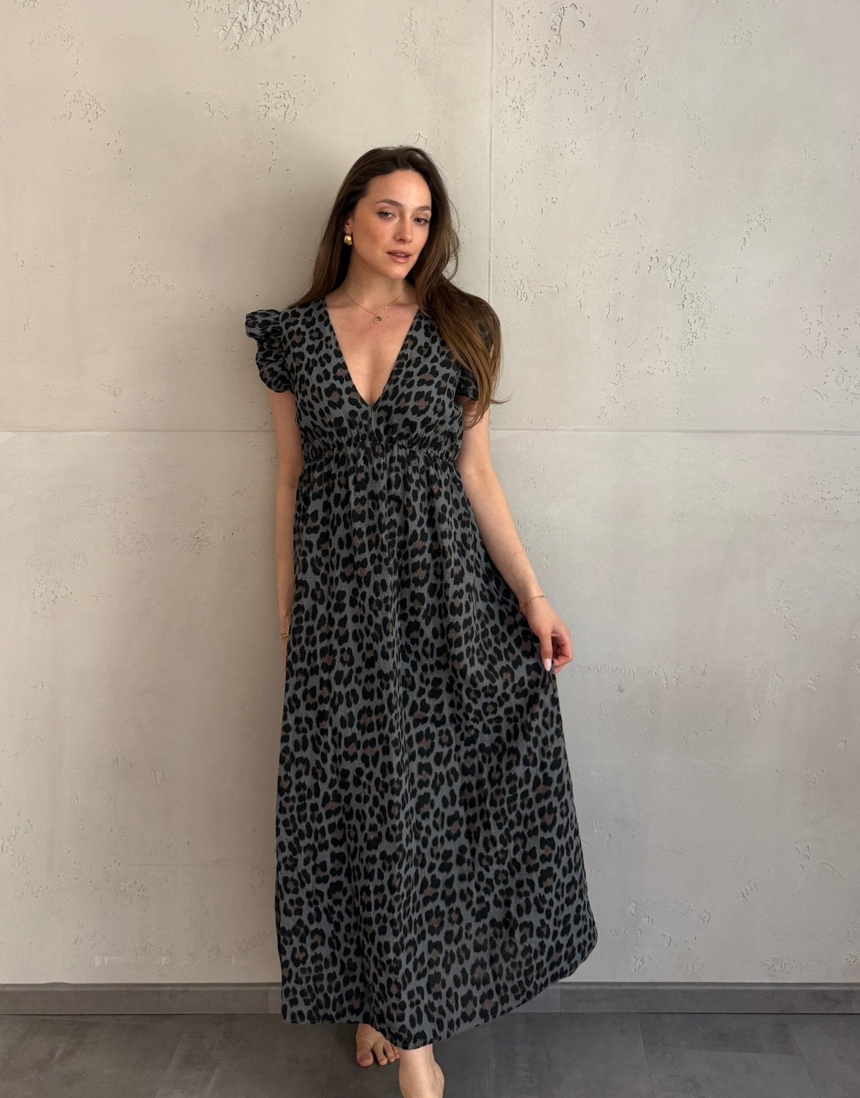 Leo Maxi Musselinkleid mit Rückenausschnitt - Switch - Fashion