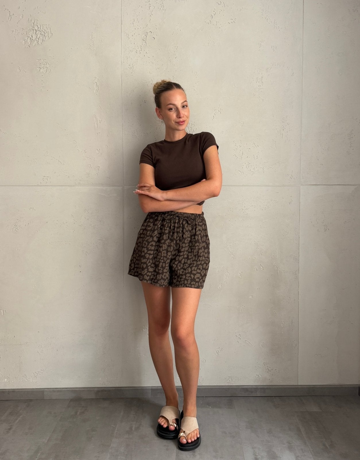 Leo Musselin Shorts – 100% Baumwolle - Switch-Fashion