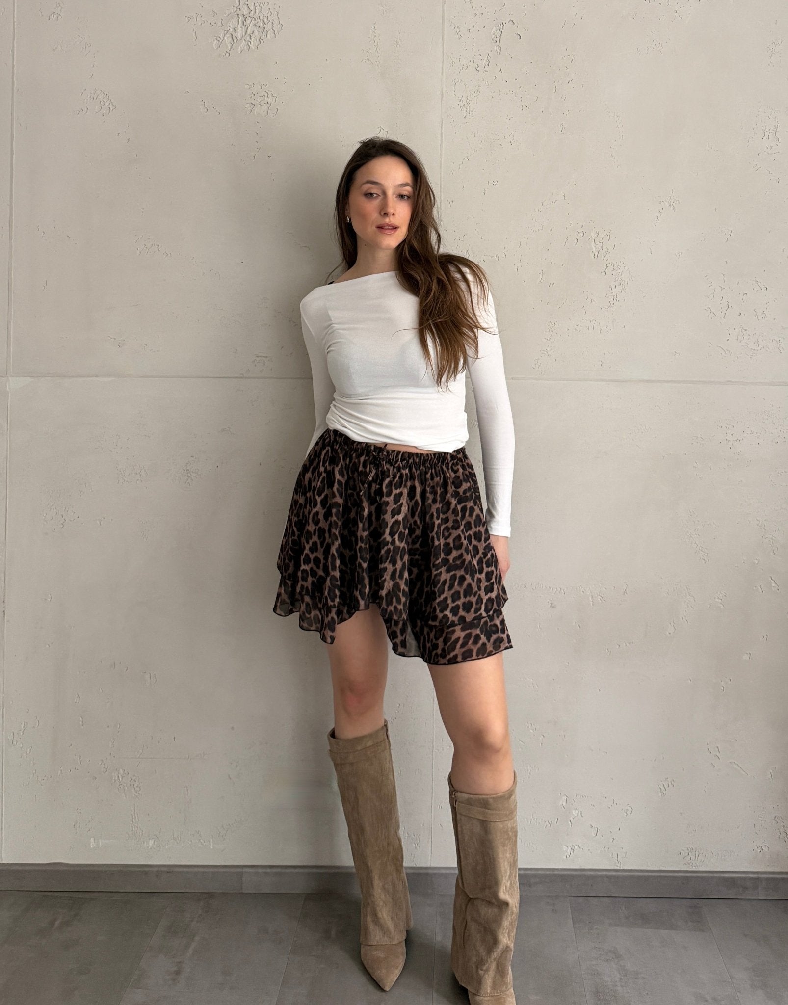 Leo Skort mit Leopardenmuster - Switch - Fashion