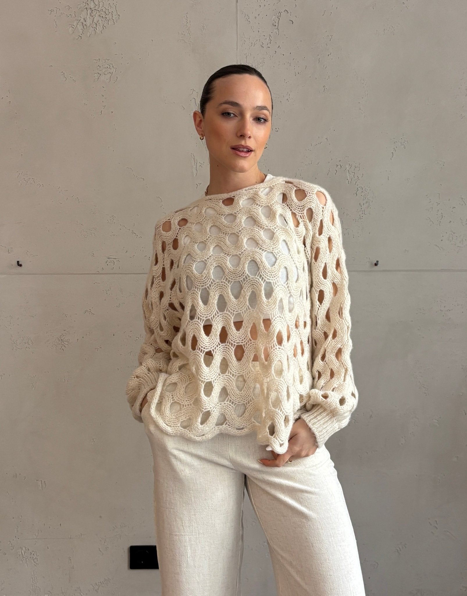 Lochdesign Pulli - Switch - Fashion