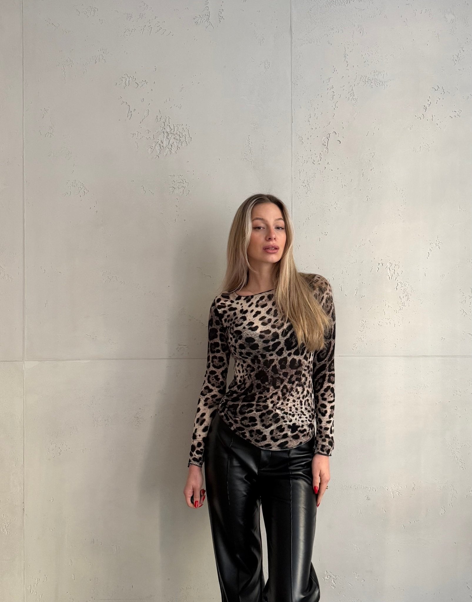 Luxury Basic: Longsleeve mit Cashmere - Blend - Switch - Fashion