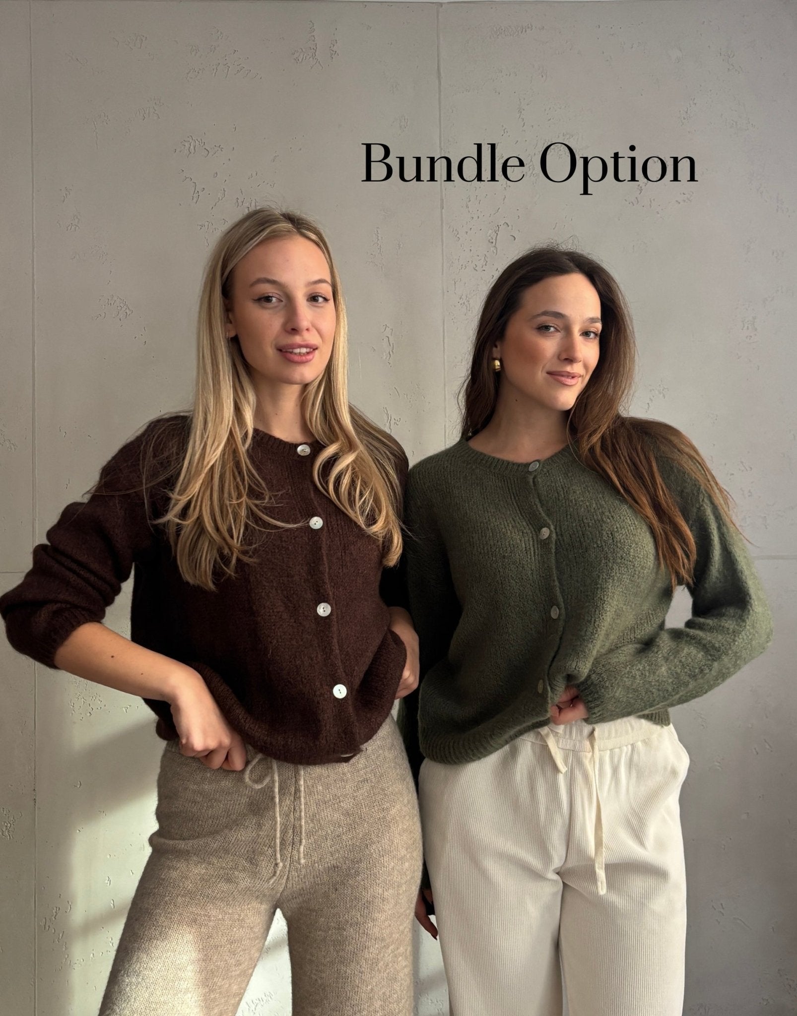 Mohair Strickjacke mit Rundhals - Switch - Fashion