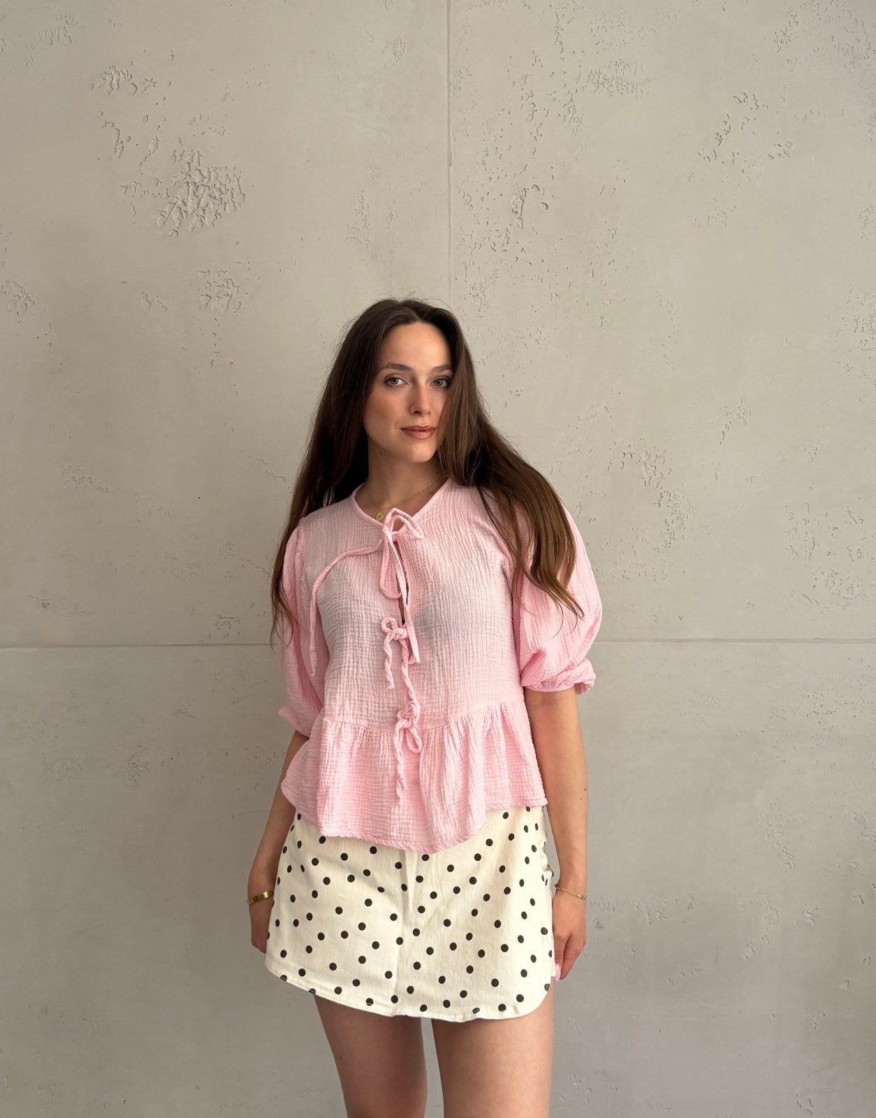 Musselinbluse zum Binden - Switch - Fashion