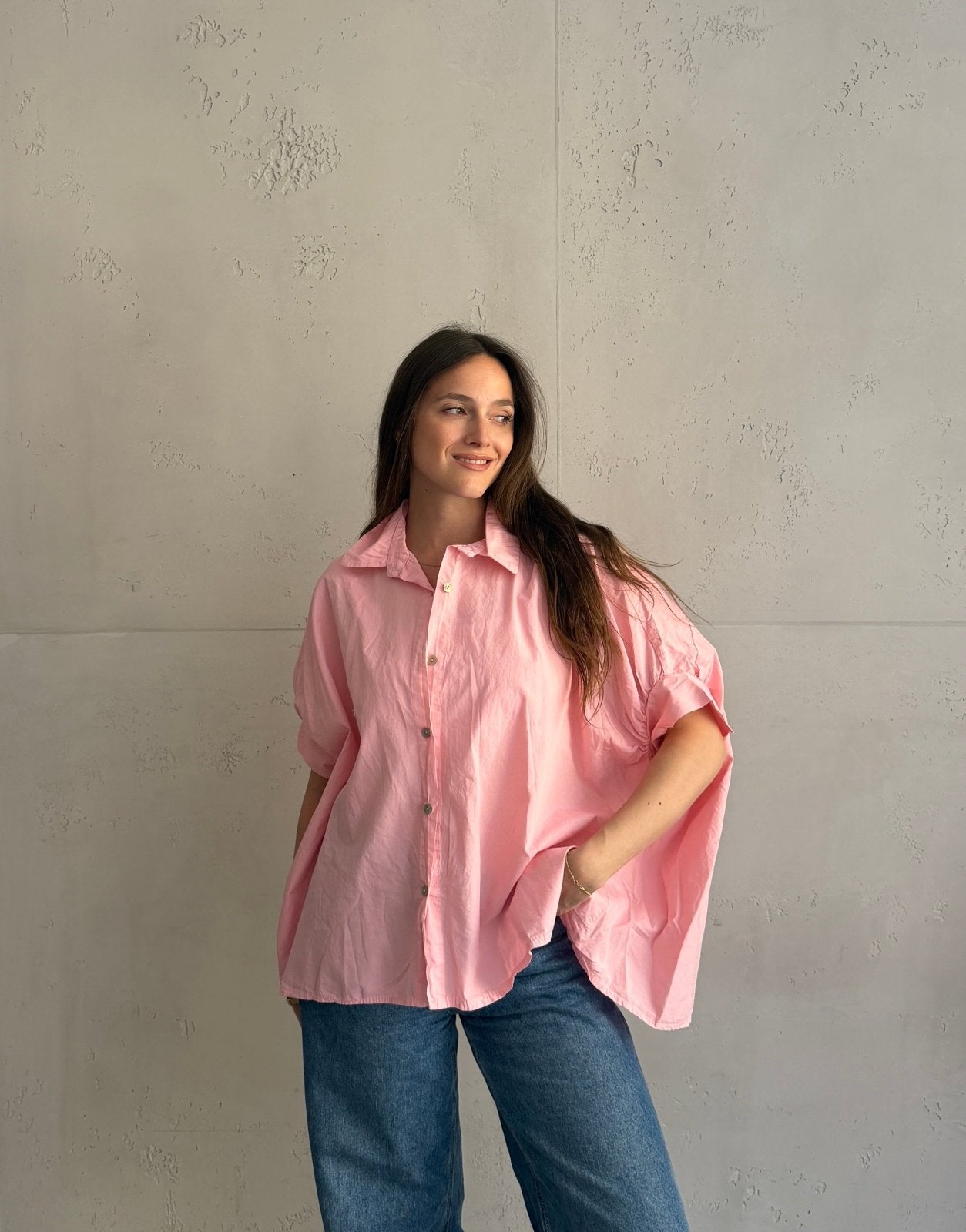 Oversize Baumwollbluse – Unser absoluter Store - Bestseller - Switch - Fashion