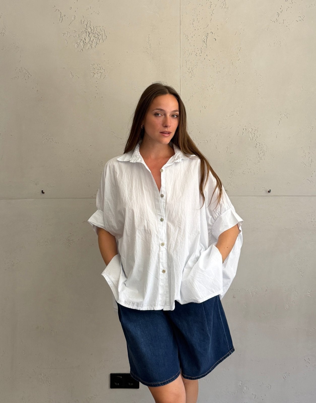 Oversize Baumwollbluse – Unser absoluter Store-Bestseller - Switch-Fashion